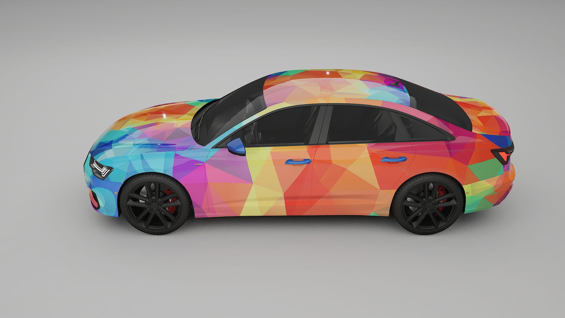 Audi A6 S-Line C8 VECTOR VIBE – Kit Wrap PPF Personalizat din Folie de Poliuretan Imprimabilă