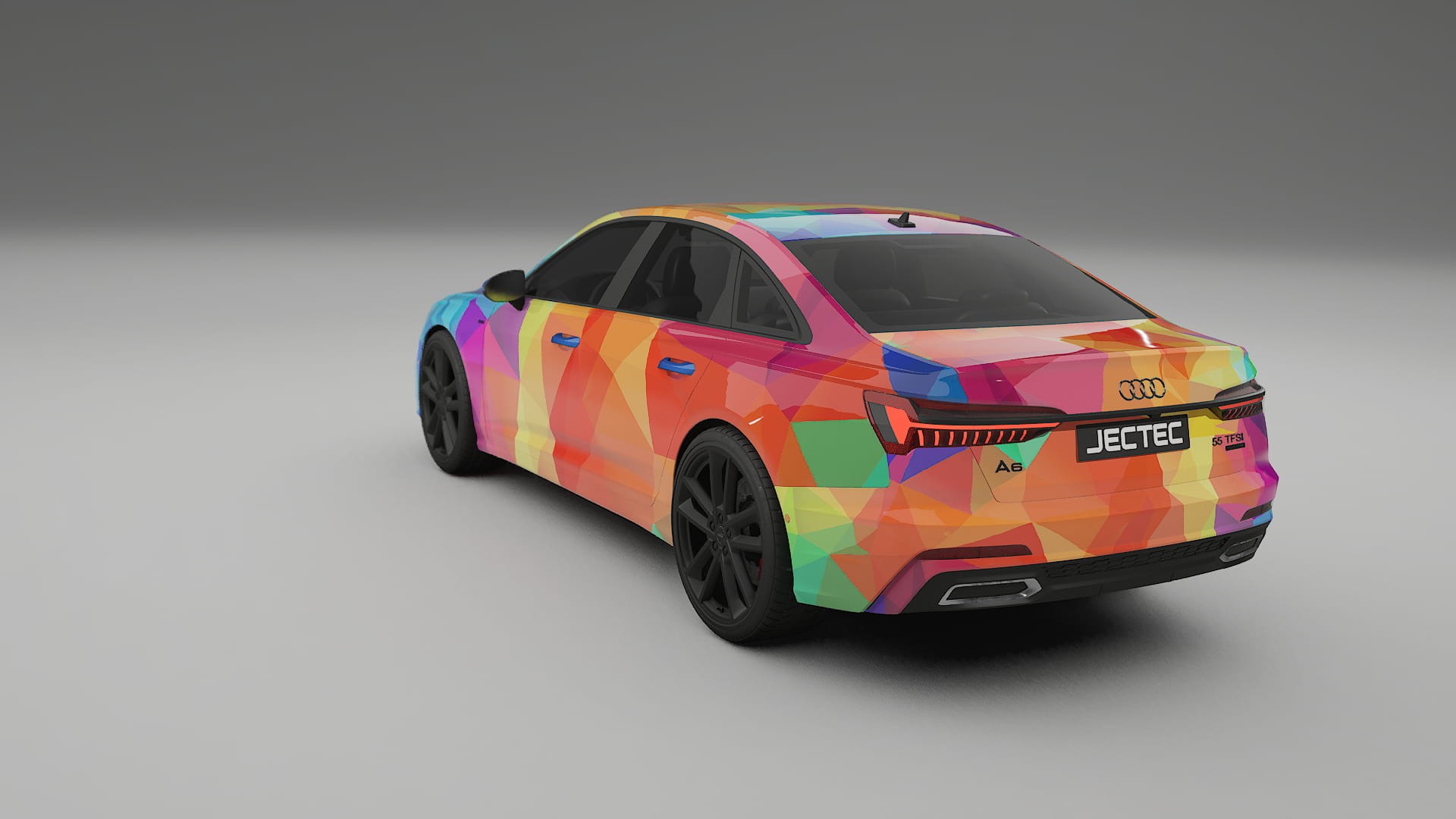 Audi A6 S-Line C8 VECTOR VIBE – Kit Wrap PPF Personalizat din Folie de Poliuretan Imprimabilă