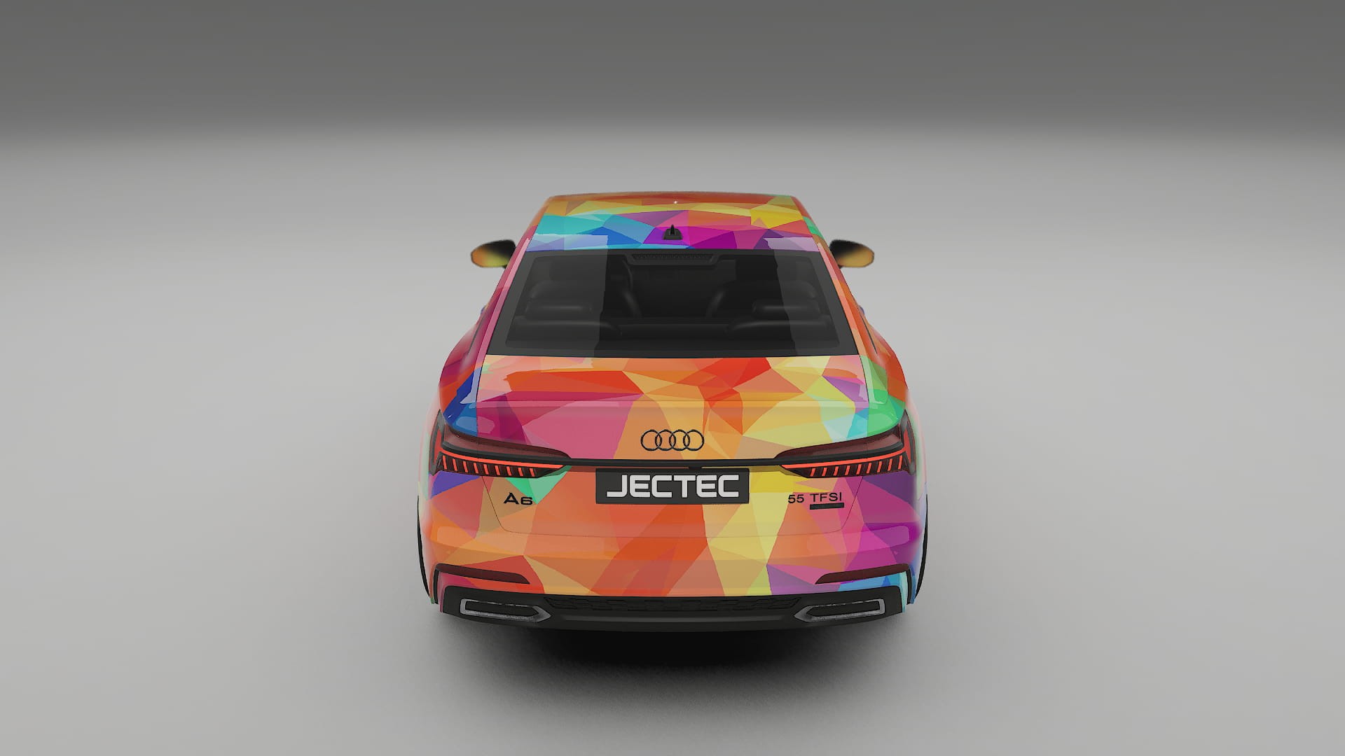 Audi A6 S-Line C8 VECTOR VIBE – Kit Wrap PPF Personalizat din Folie de Poliuretan Imprimabilă
