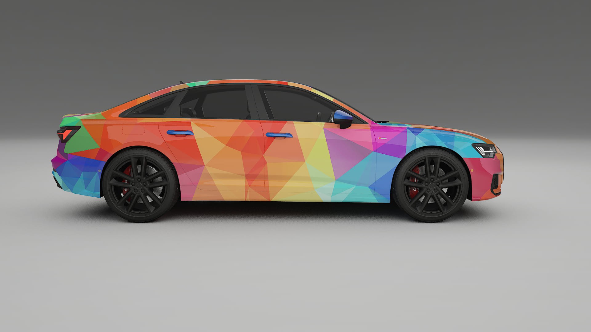 Audi A6 S-Line C8 VECTOR VIBE – Kit Wrap PPF Personalizat din Folie de Poliuretan Imprimabilă