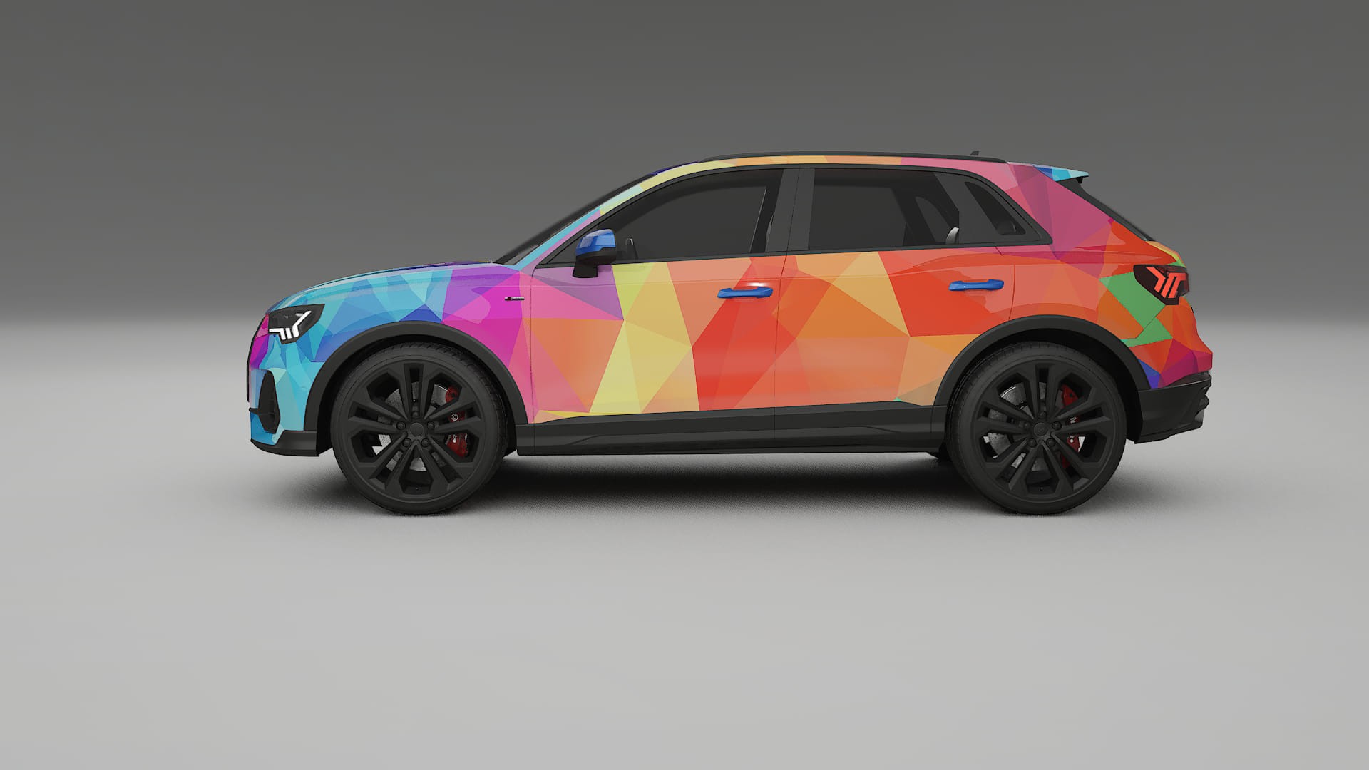 Audi Q3 S-Line F3 VECTOR VIBE – Kit Wrap PPF Personalizat din Folie de Poliuretan Imprimabilă