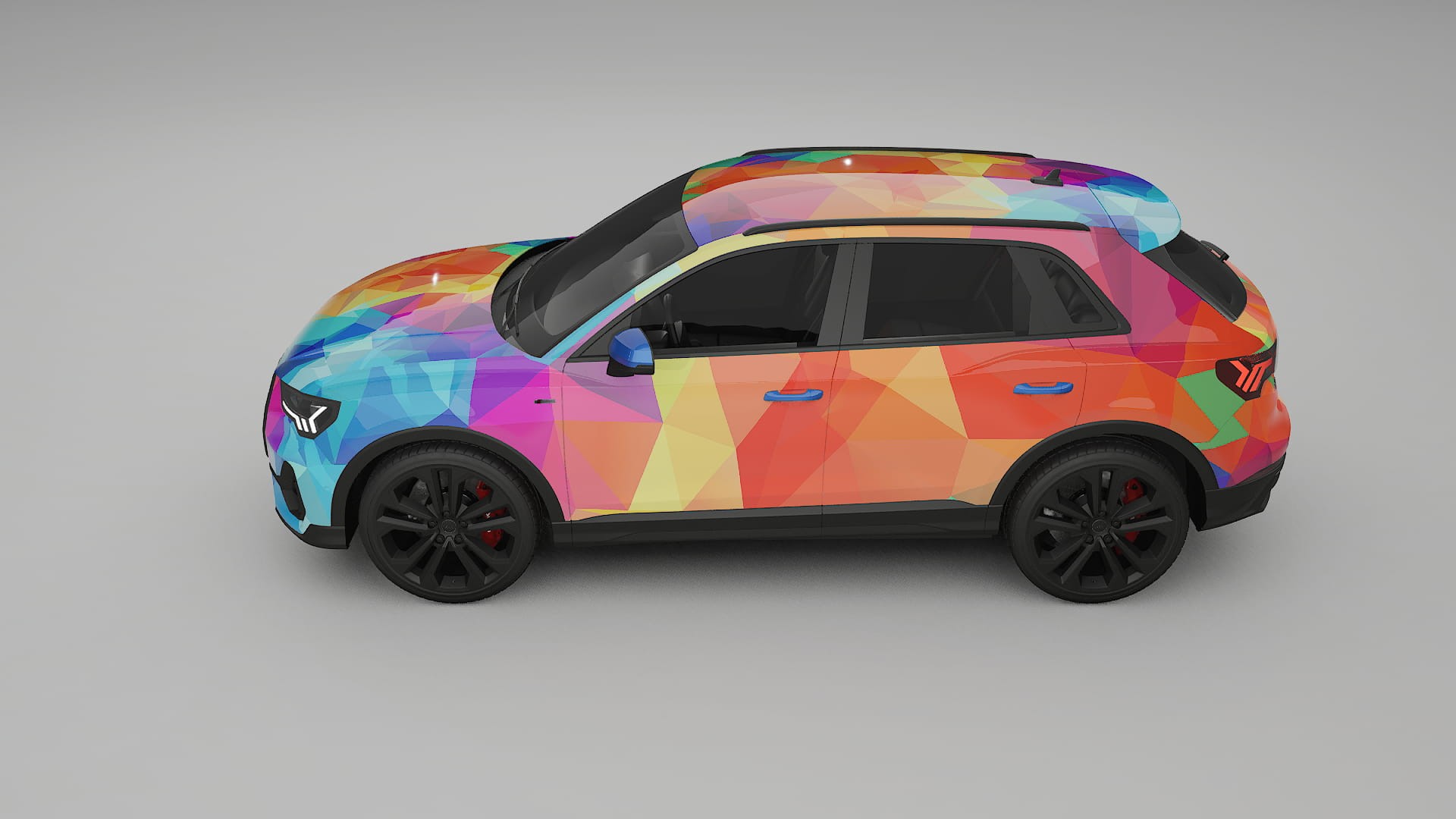Audi Q3 S-Line F3 VECTOR VIBE – Kit Wrap PPF Personalizat din Folie de Poliuretan Imprimabilă