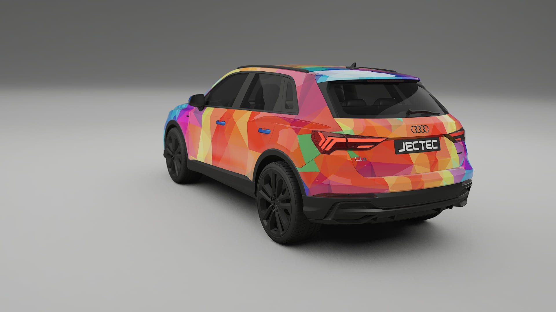 Audi Q3 S-Line F3 VECTOR VIBE – Kit Wrap PPF Personalizat din Folie de Poliuretan Imprimabilă