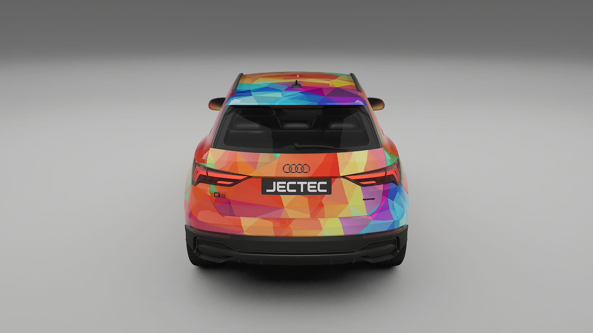 Audi Q3 S-Line F3 VECTOR VIBE – Kit Wrap PPF Personalizat din Folie de Poliuretan Imprimabilă