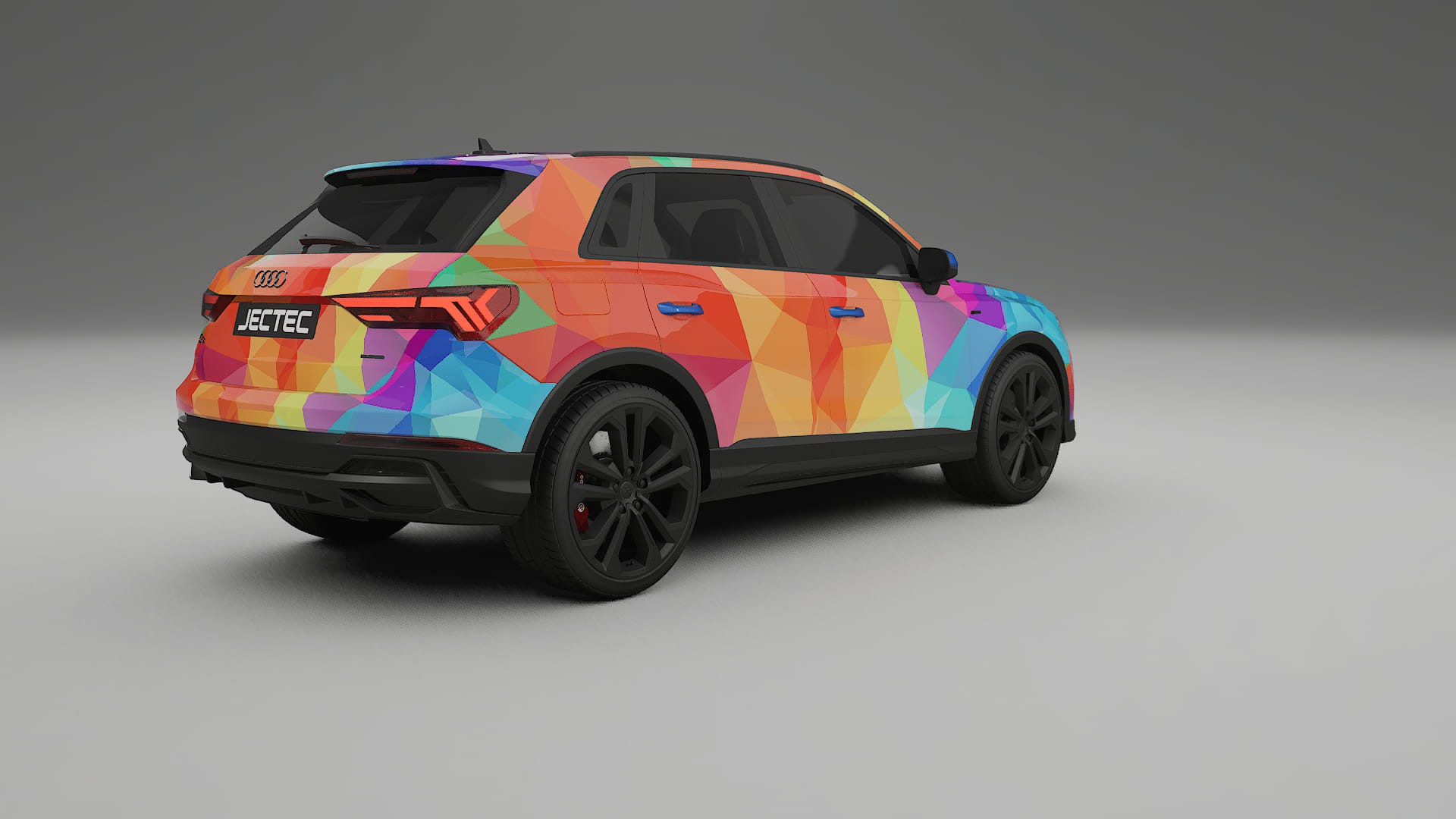 Audi Q3 S-Line F3 VECTOR VIBE – Kit Wrap PPF Personalizat din Folie de Poliuretan Imprimabilă