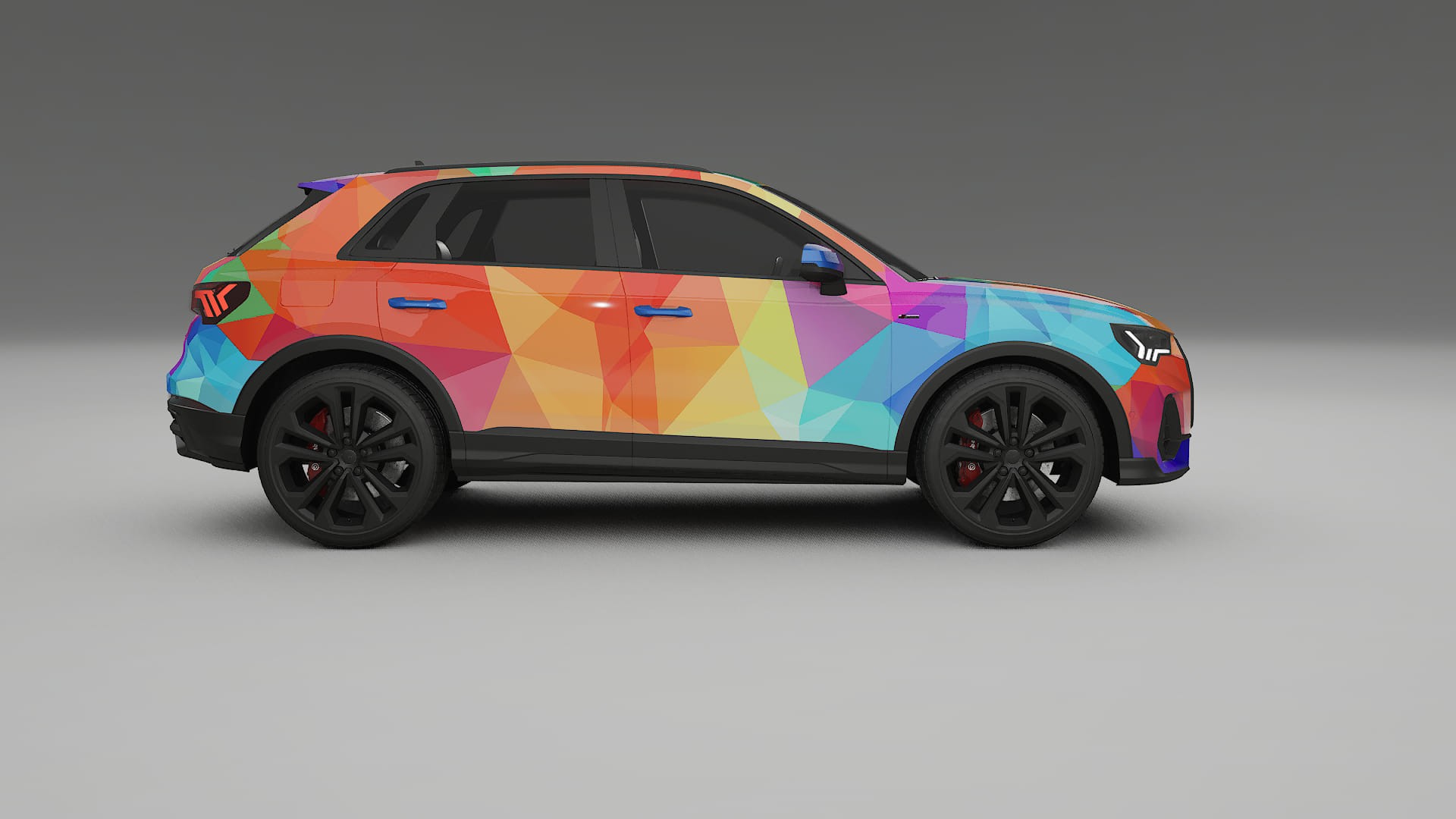 Audi Q3 S-Line F3 VECTOR VIBE – Kit Wrap PPF Personalizat din Folie de Poliuretan Imprimabilă