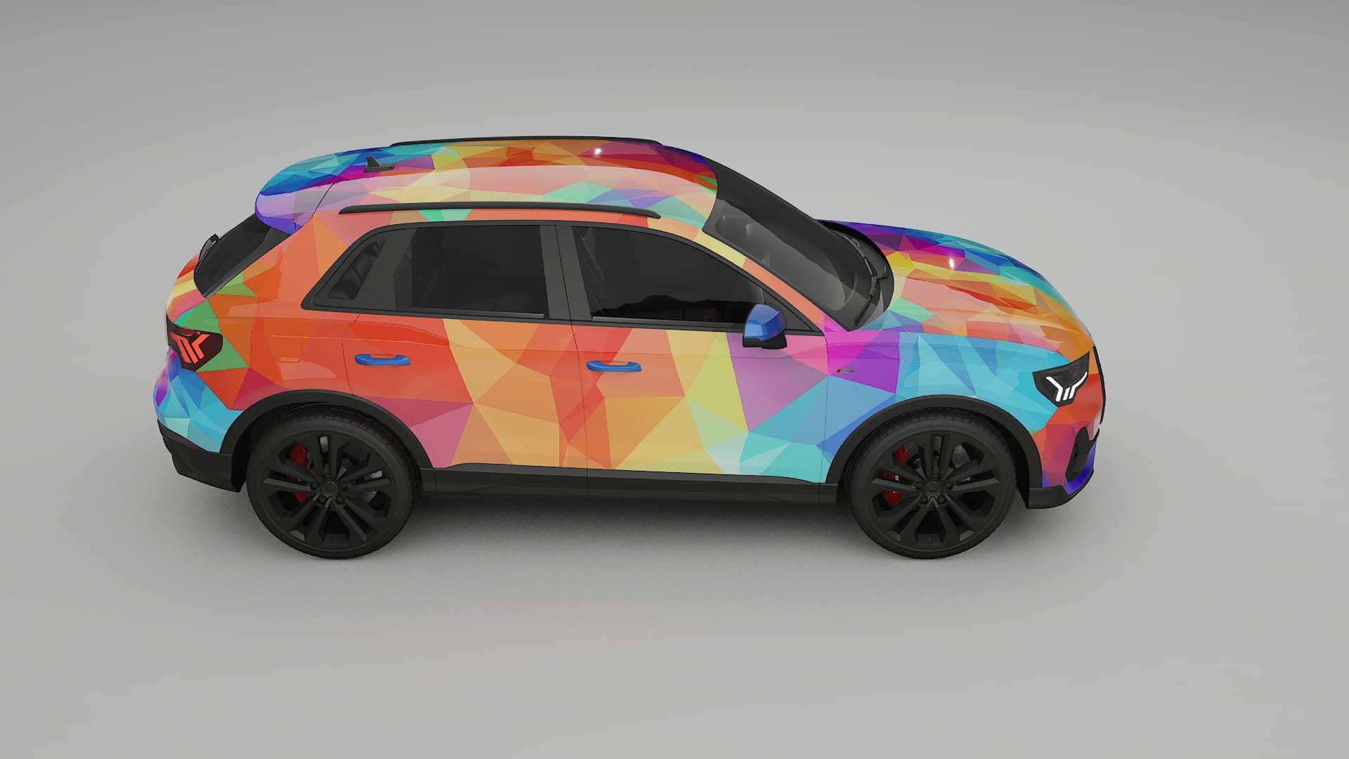 Audi Q3 S-Line F3 VECTOR VIBE – Kit Wrap PPF Personalizat din Folie de Poliuretan Imprimabilă