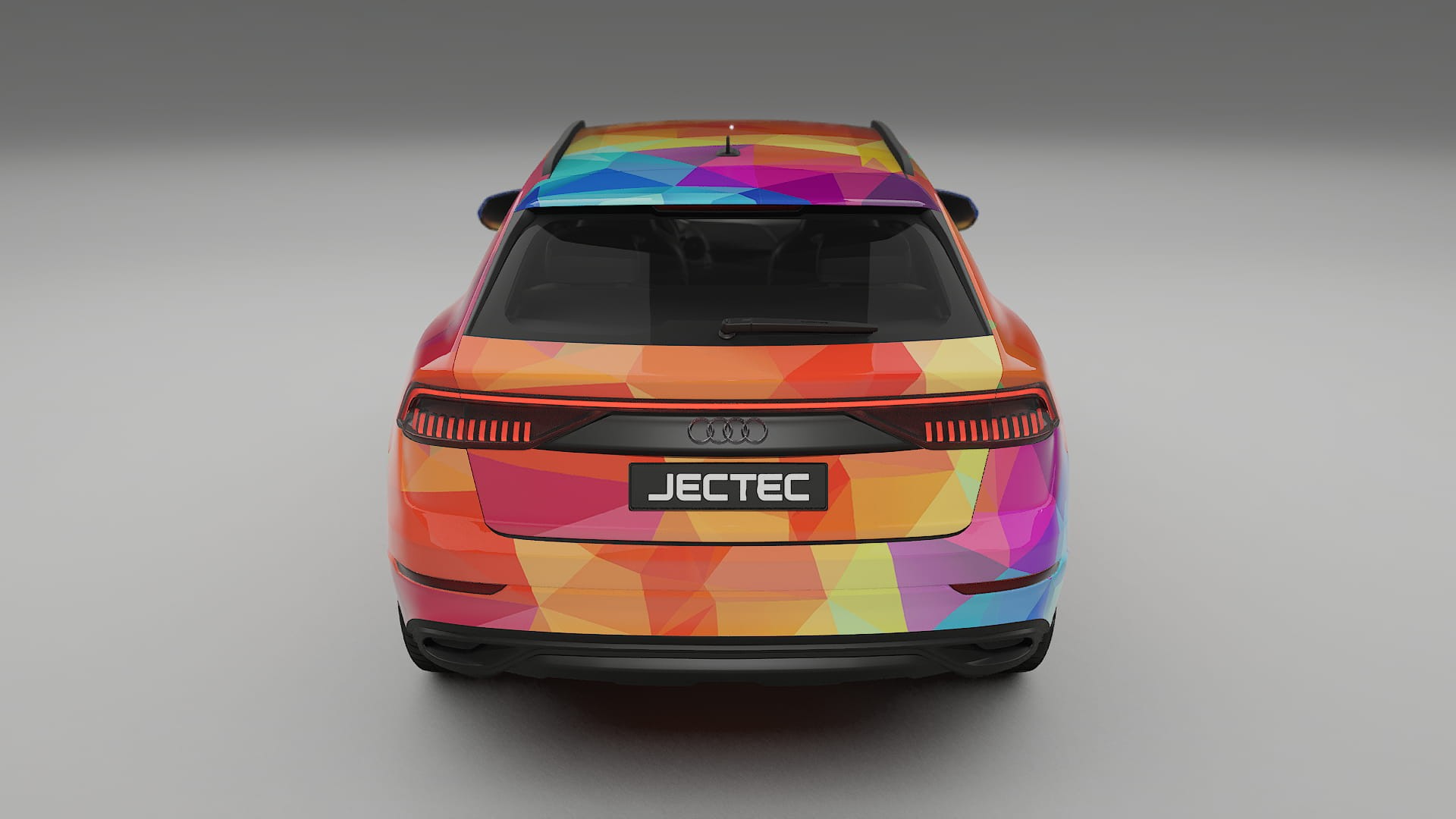 Audi Q8 F1 prefacelift pre-LCI VECTOR VIBE – Kit Wrap PPF Personalizat din Folie de Poliuretan Imprimabilă