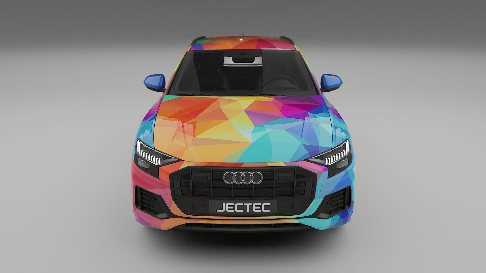 Audi Q8 F1 prefacelift pre-LCI VECTOR VIBE – Kit Wrap PPF Personalizat din Folie de Poliuretan Imprimabilă