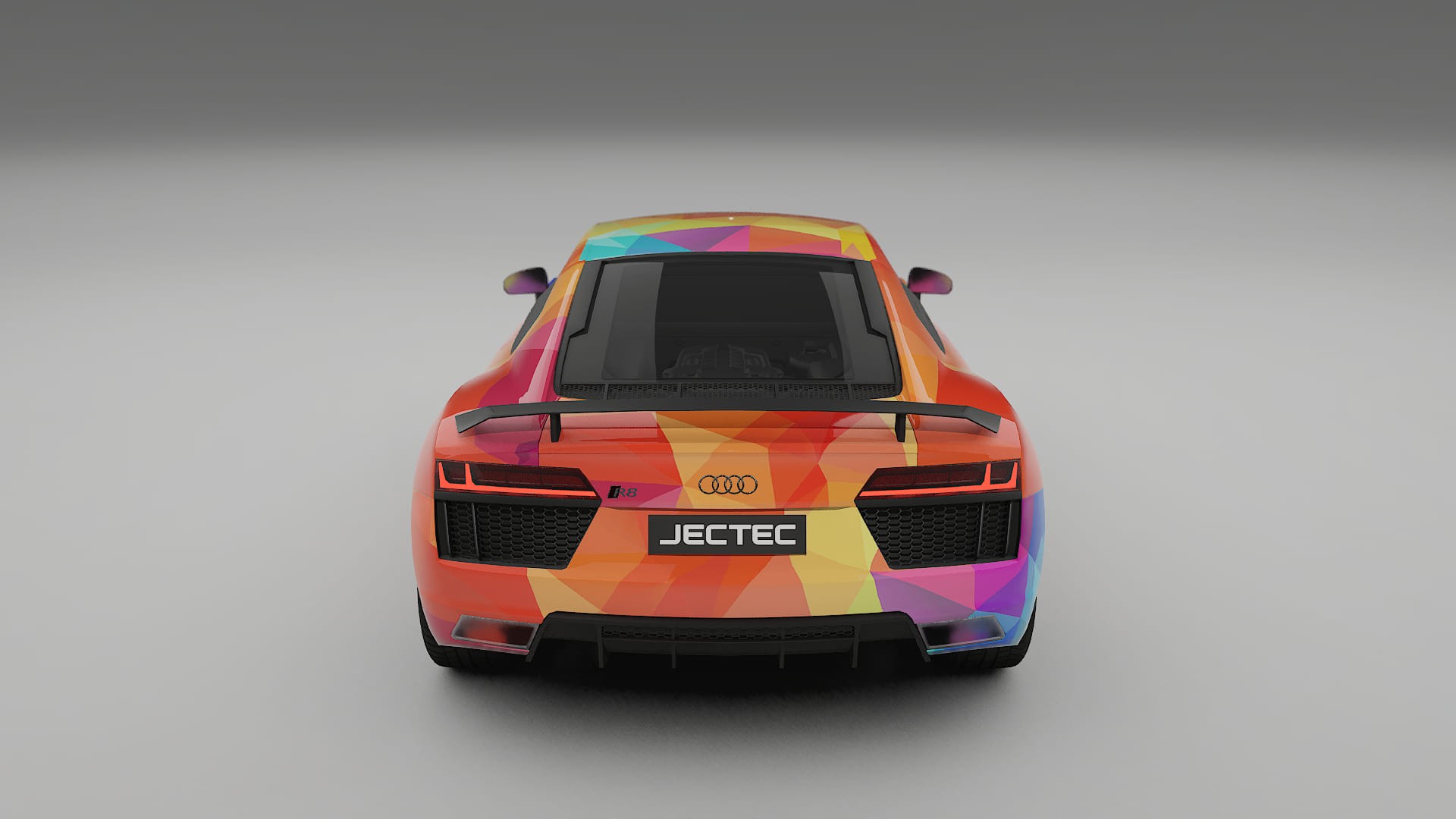 Audi R8 typ-4S prefacelift pre-LCI VECTOR VIBE – Kit Wrap PPF Personalizat din Folie de Poliuretan Imprimabilă