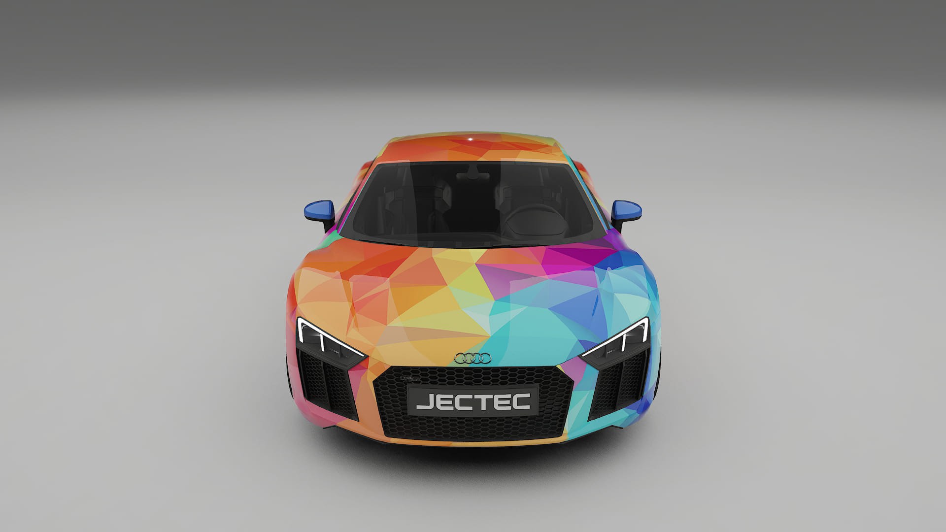 Audi R8 typ-4S prefacelift pre-LCI VECTOR VIBE – Kit Wrap PPF Personalizat din Folie de Poliuretan Imprimabilă