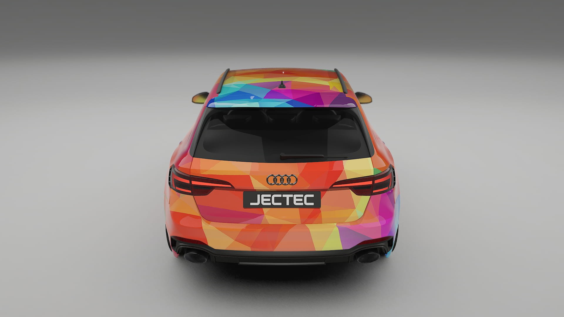Audi RS4 Avant B9 prefacelift pre-LCI VECTOR VIBE – Kit Wrap PPF Personalizat din Folie de Poliuretan Imprimabilă
