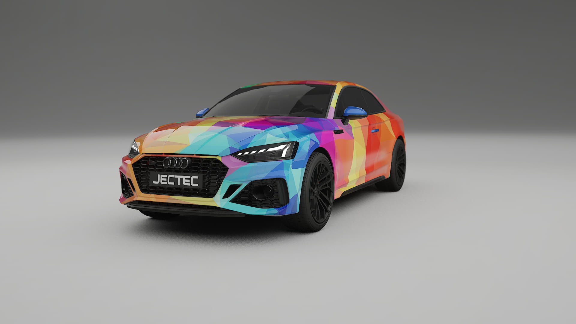 Audi RS5 Coupe B9 facelift pre-LCI VECTOR VIBE – Kit Wrap PPF Personalizat din Folie de Poliuretan Imprimabilă