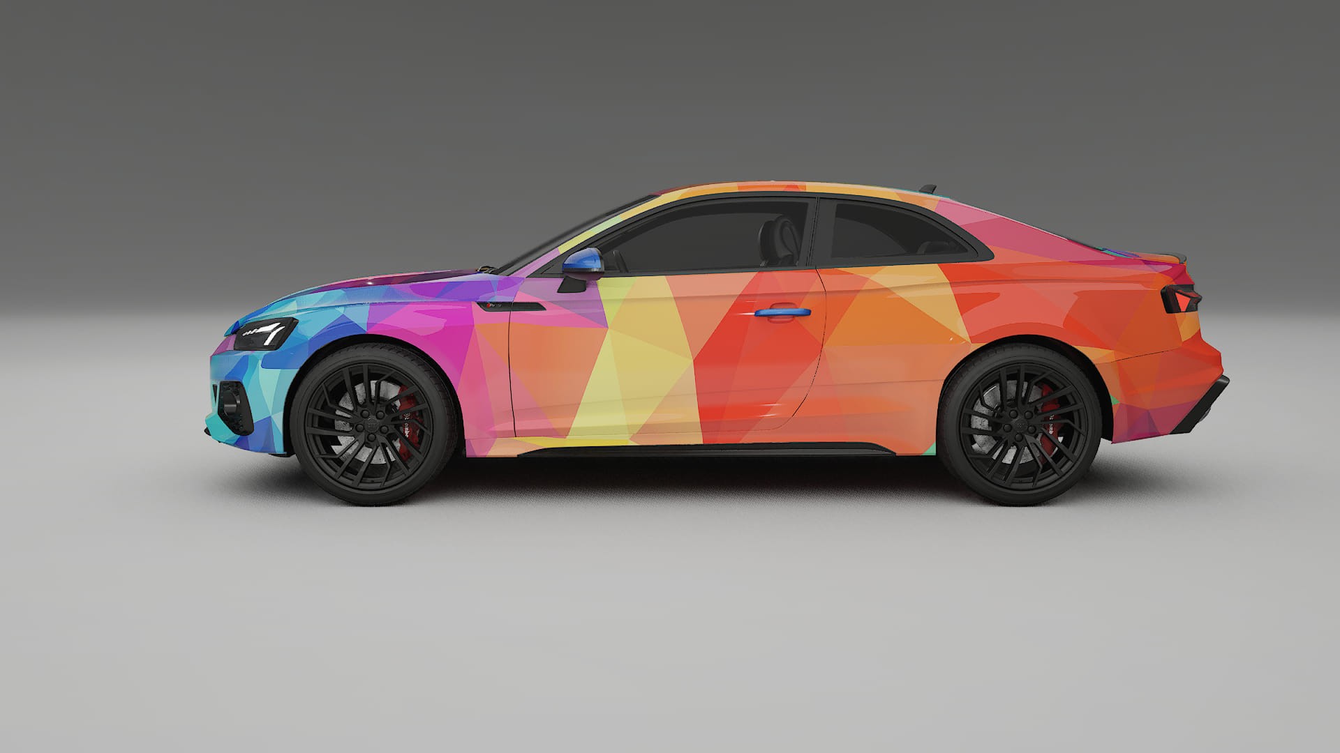 Audi RS5 Coupe B9 facelift pre-LCI VECTOR VIBE – Kit Wrap PPF Personalizat din Folie de Poliuretan Imprimabilă