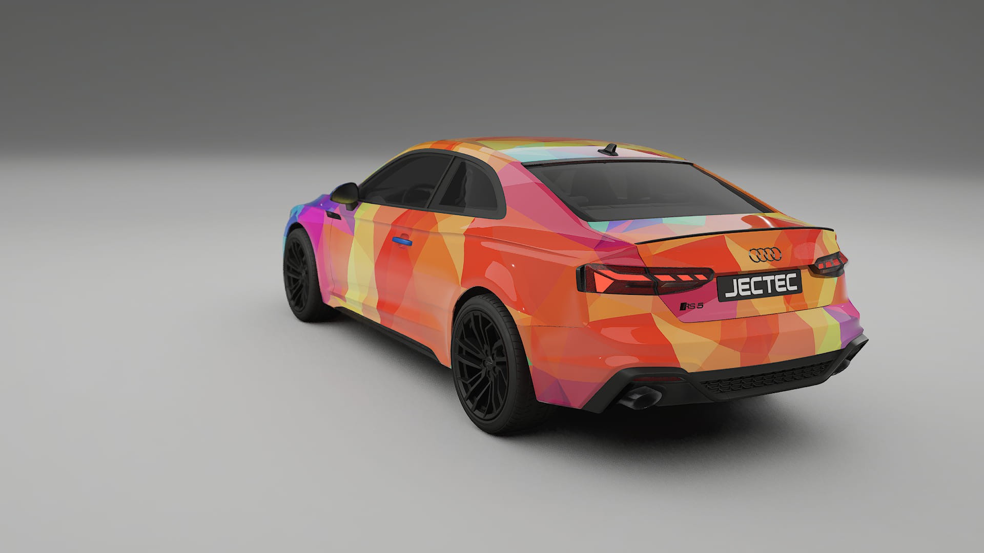 Audi RS5 Coupe B9 facelift pre-LCI VECTOR VIBE – Kit Wrap PPF Personalizat din Folie de Poliuretan Imprimabilă