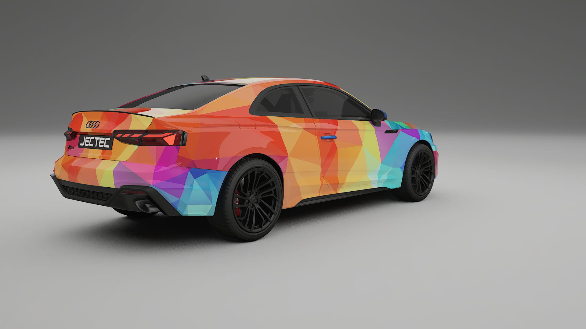 Audi RS5 Coupe B9 facelift pre-LCI VECTOR VIBE – Kit Wrap PPF Personalizat din Folie de Poliuretan Imprimabilă