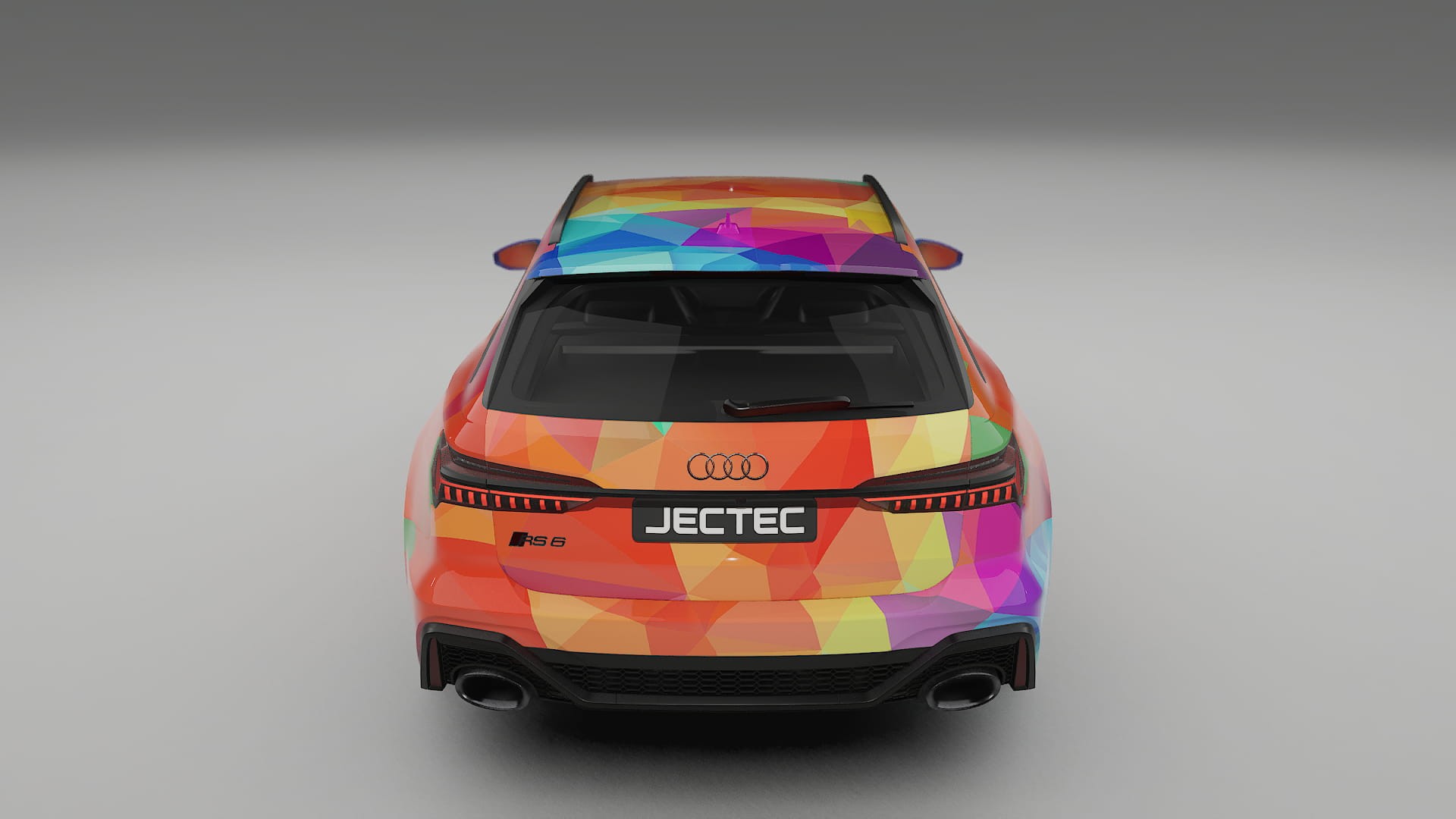Audi RS6 Avant C8 facelift LCI VECTOR VIBE – Kit Wrap PPF Personalizat din Folie de Poliuretan Imprimabilă