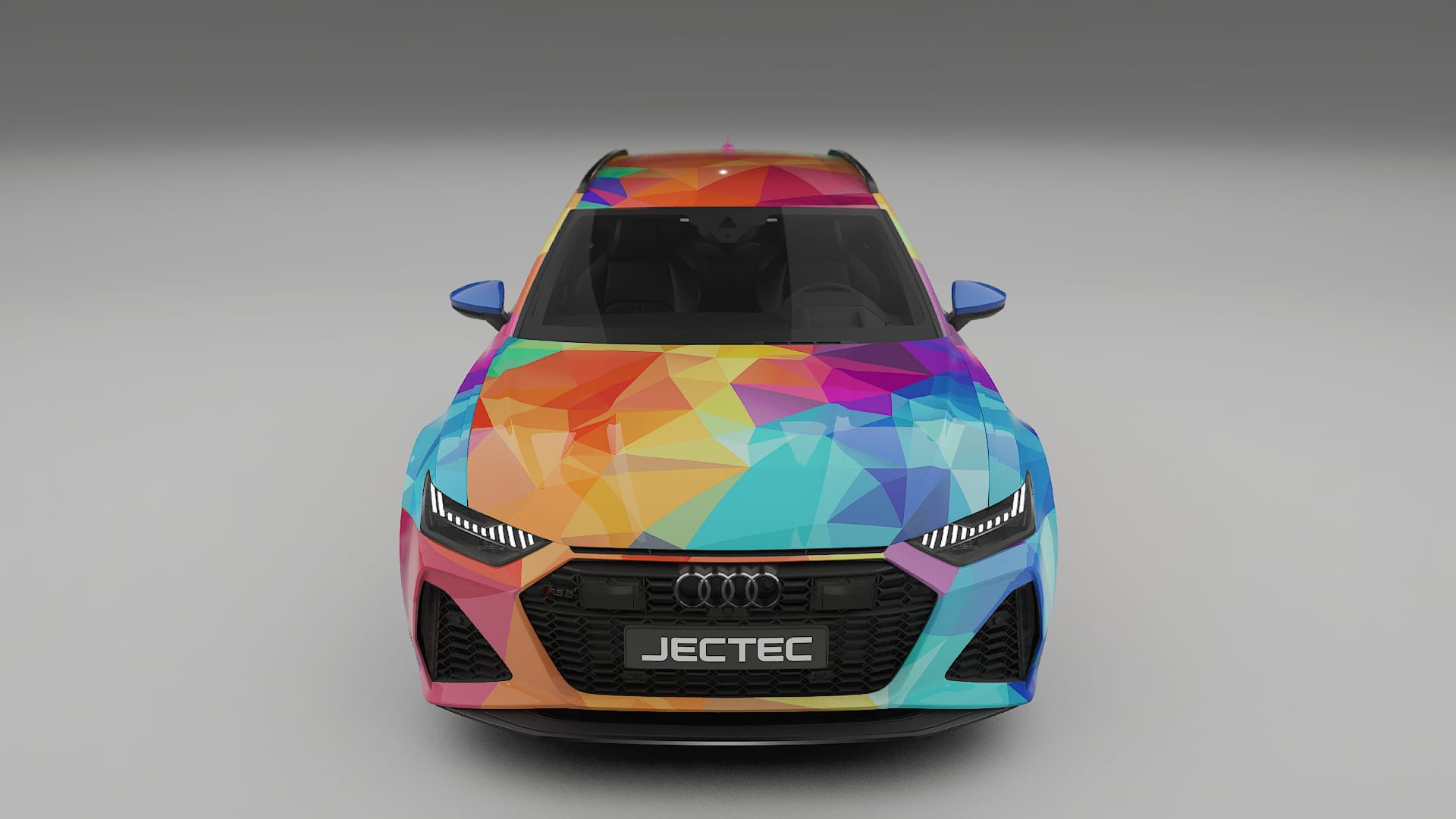 Audi RS6 Avant C8 facelift LCI VECTOR VIBE – Kit Wrap PPF Personalizat din Folie de Poliuretan Imprimabilă