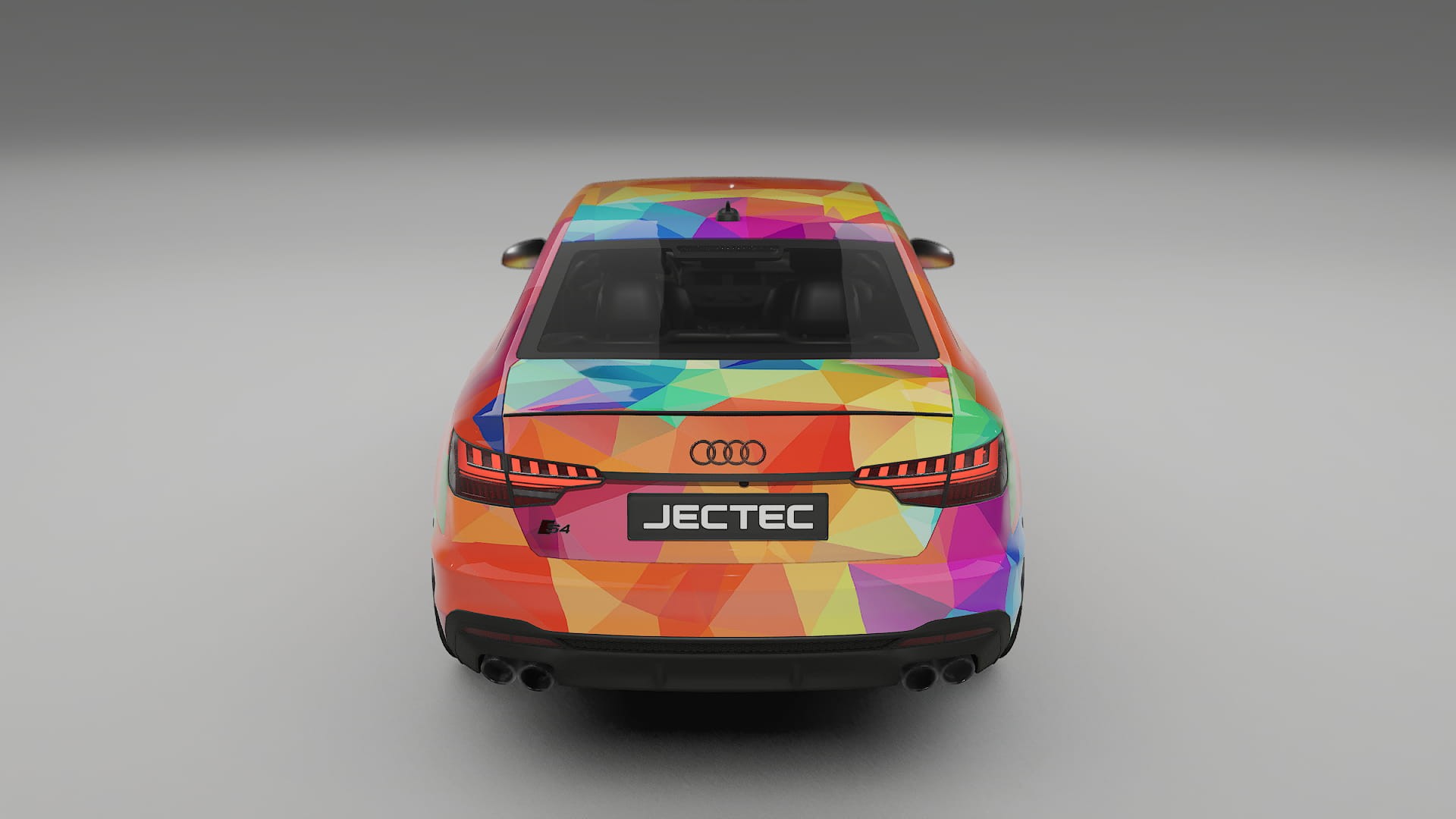 Audi S4 Sedan B9 facelift LCI VECTOR VIBE – Kit Wrap PPF Personalizat din Folie de Poliuretan Imprimabilă