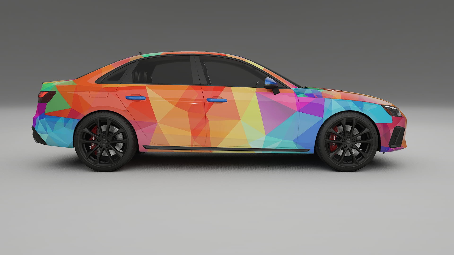 Audi S4 Sedan B9 facelift LCI VECTOR VIBE – Kit Wrap PPF Personalizat din Folie de Poliuretan Imprimabilă