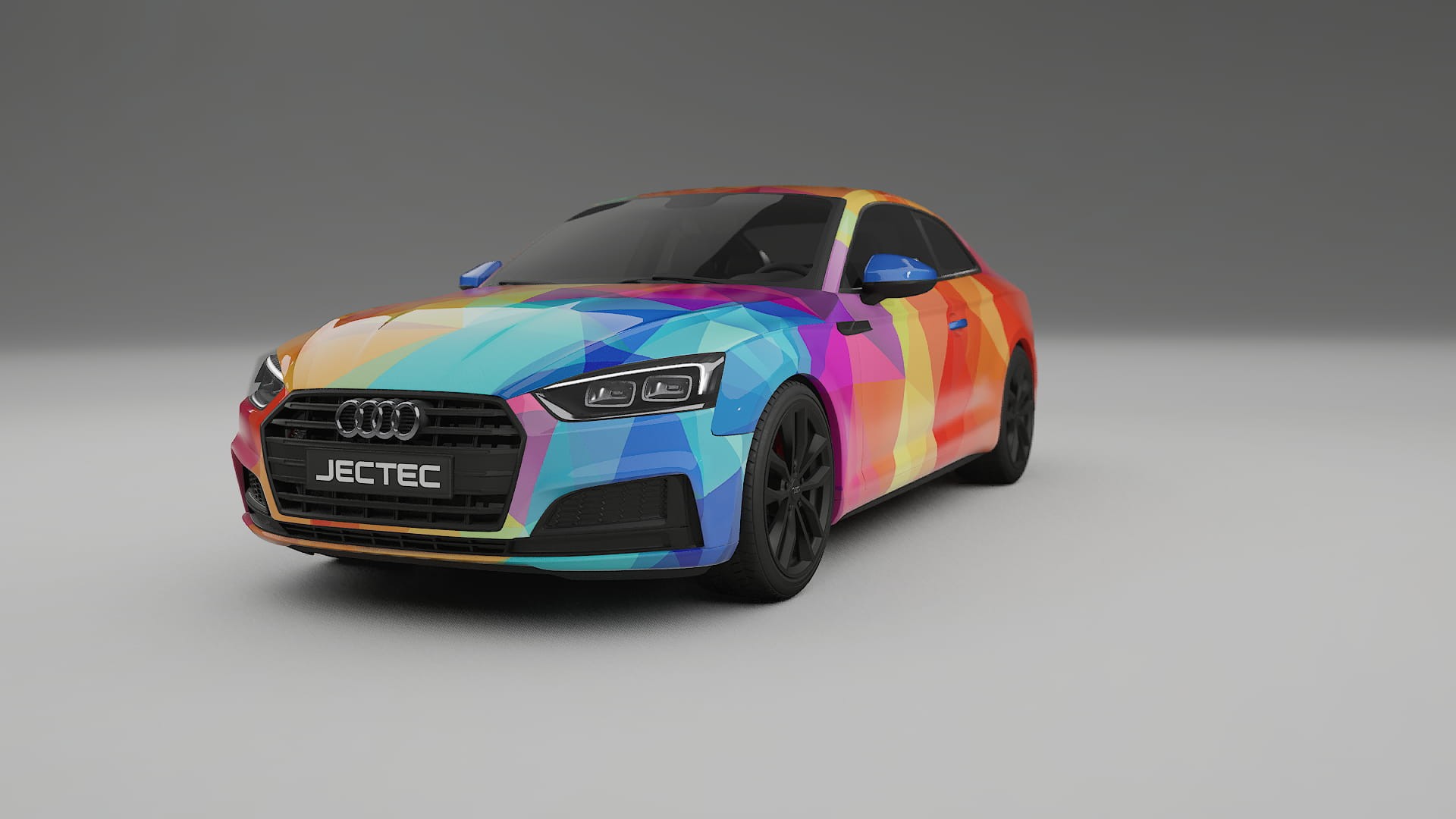 Audi S5 B9 prefacelift pre-LCI VECTOR VIBE – Kit Wrap PPF Personalizat din Folie de Poliuretan Imprimabilă