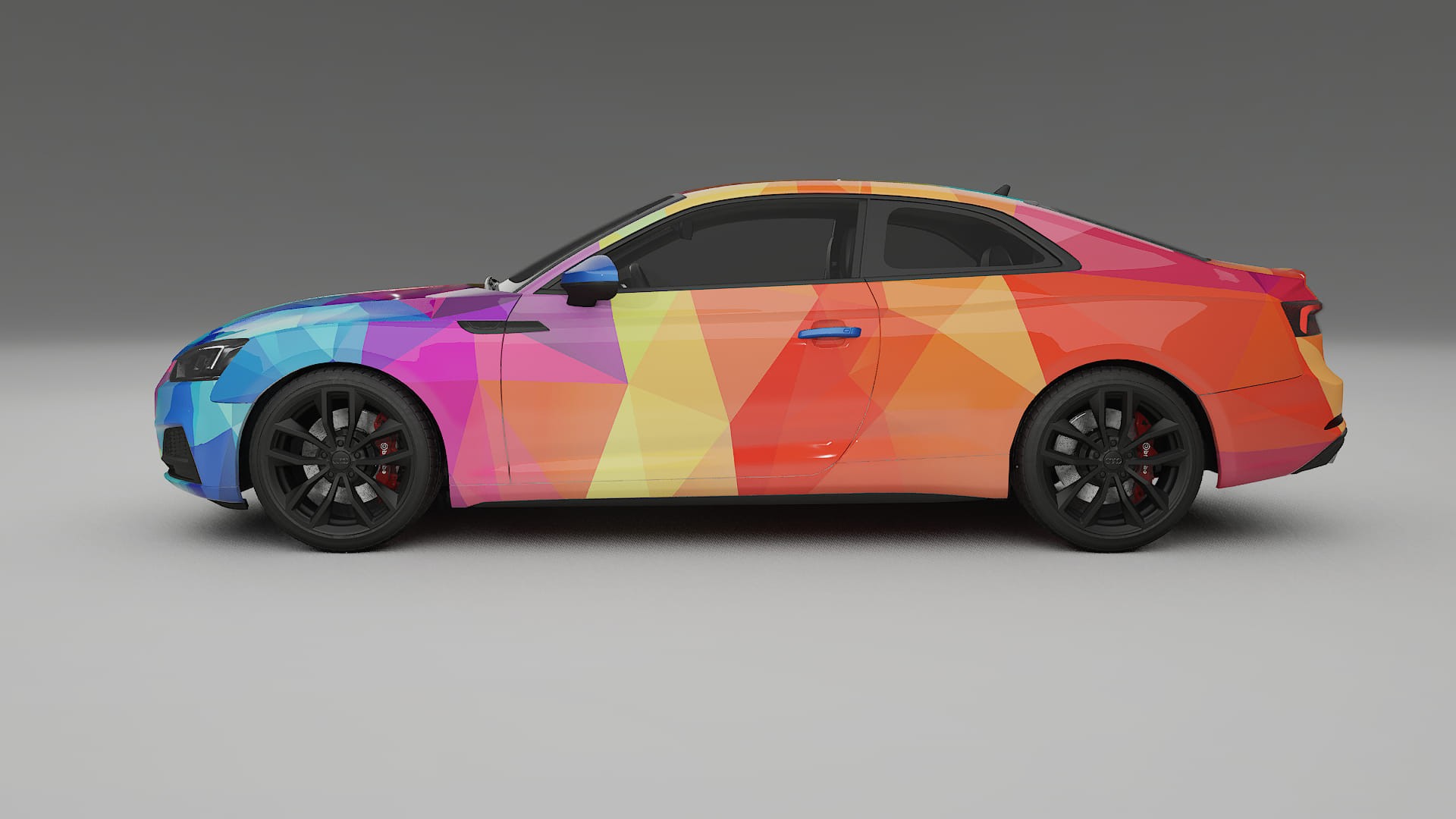 Audi S5 B9 prefacelift pre-LCI VECTOR VIBE – Kit Wrap PPF Personalizat din Folie de Poliuretan Imprimabilă
