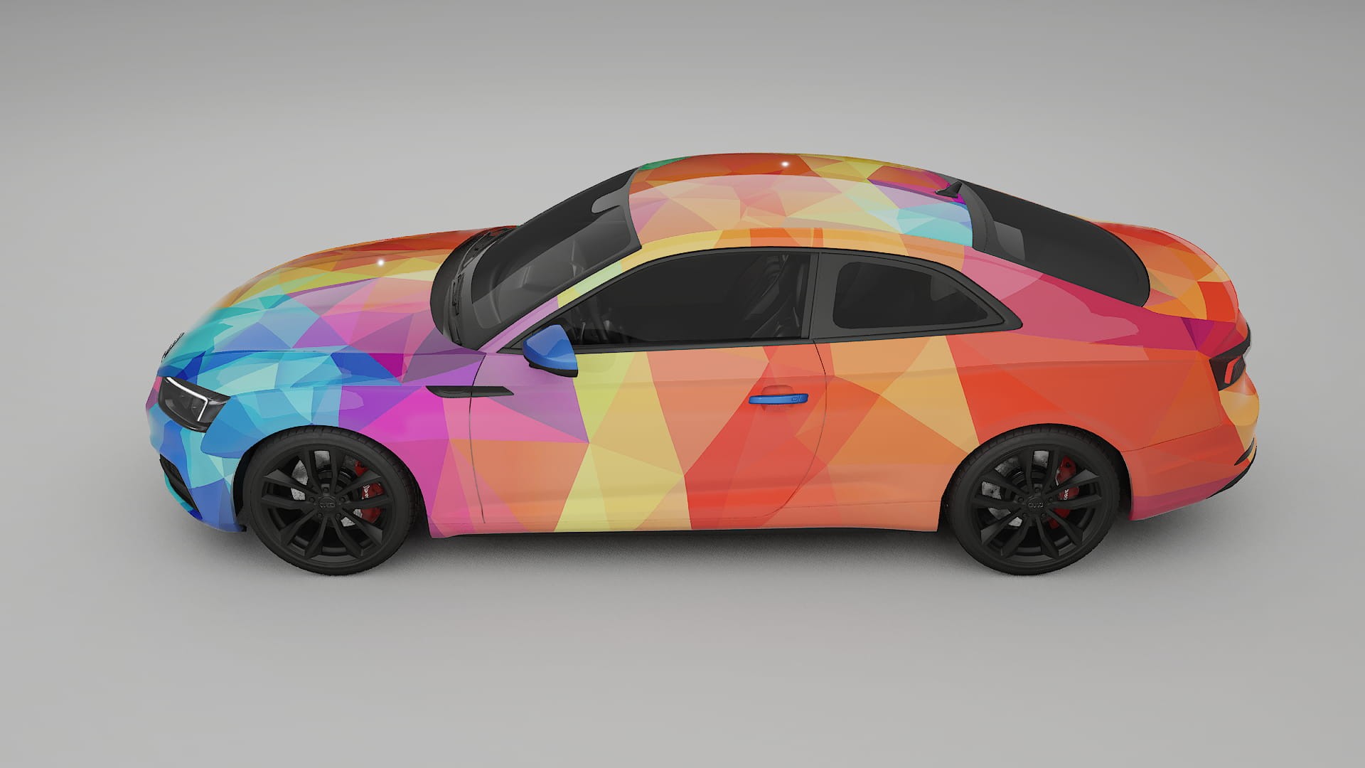 Audi S5 B9 prefacelift pre-LCI VECTOR VIBE – Kit Wrap PPF Personalizat din Folie de Poliuretan Imprimabilă