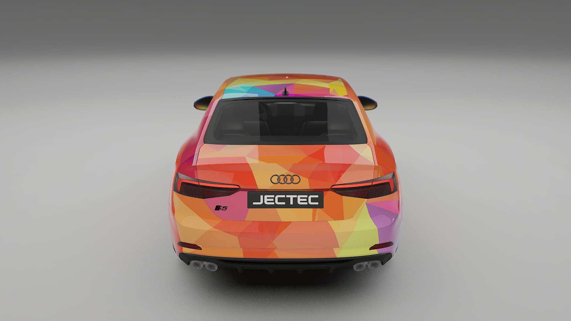 Audi S5 B9 prefacelift pre-LCI VECTOR VIBE – Kit Wrap PPF Personalizat din Folie de Poliuretan Imprimabilă