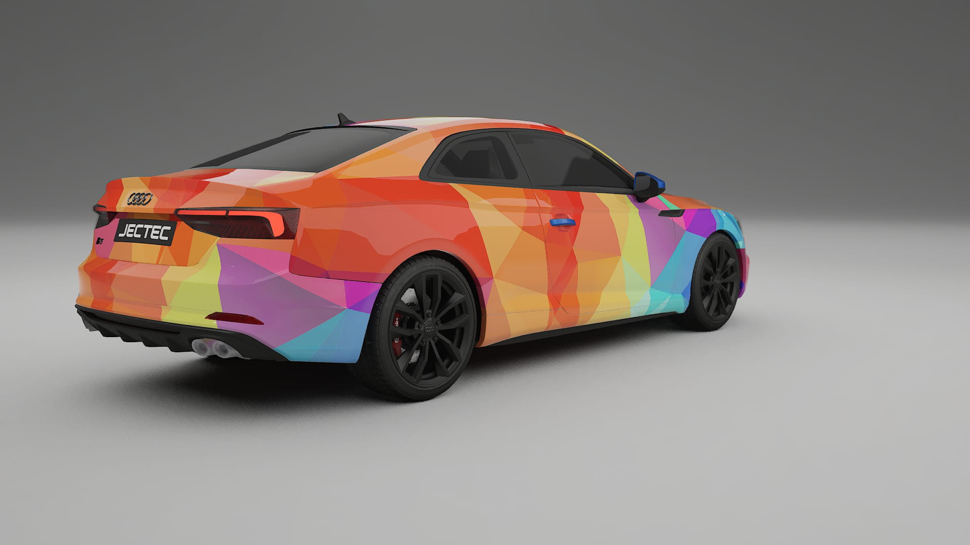 Audi S5 B9 prefacelift pre-LCI VECTOR VIBE – Kit Wrap PPF Personalizat din Folie de Poliuretan Imprimabilă