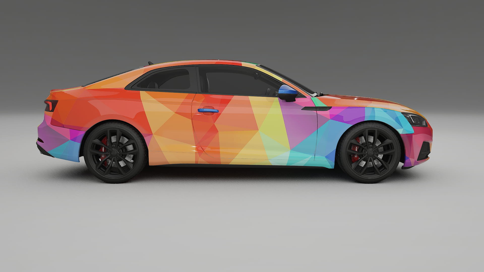 Audi S5 B9 prefacelift pre-LCI VECTOR VIBE – Kit Wrap PPF Personalizat din Folie de Poliuretan Imprimabilă