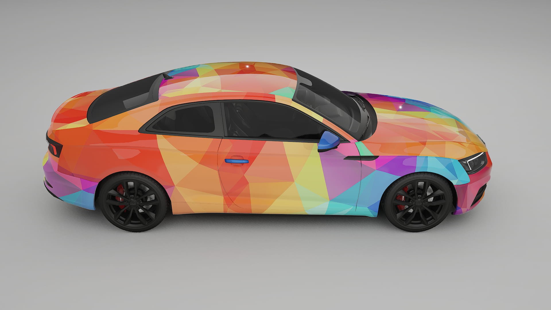 Audi S5 B9 prefacelift pre-LCI VECTOR VIBE – Kit Wrap PPF Personalizat din Folie de Poliuretan Imprimabilă