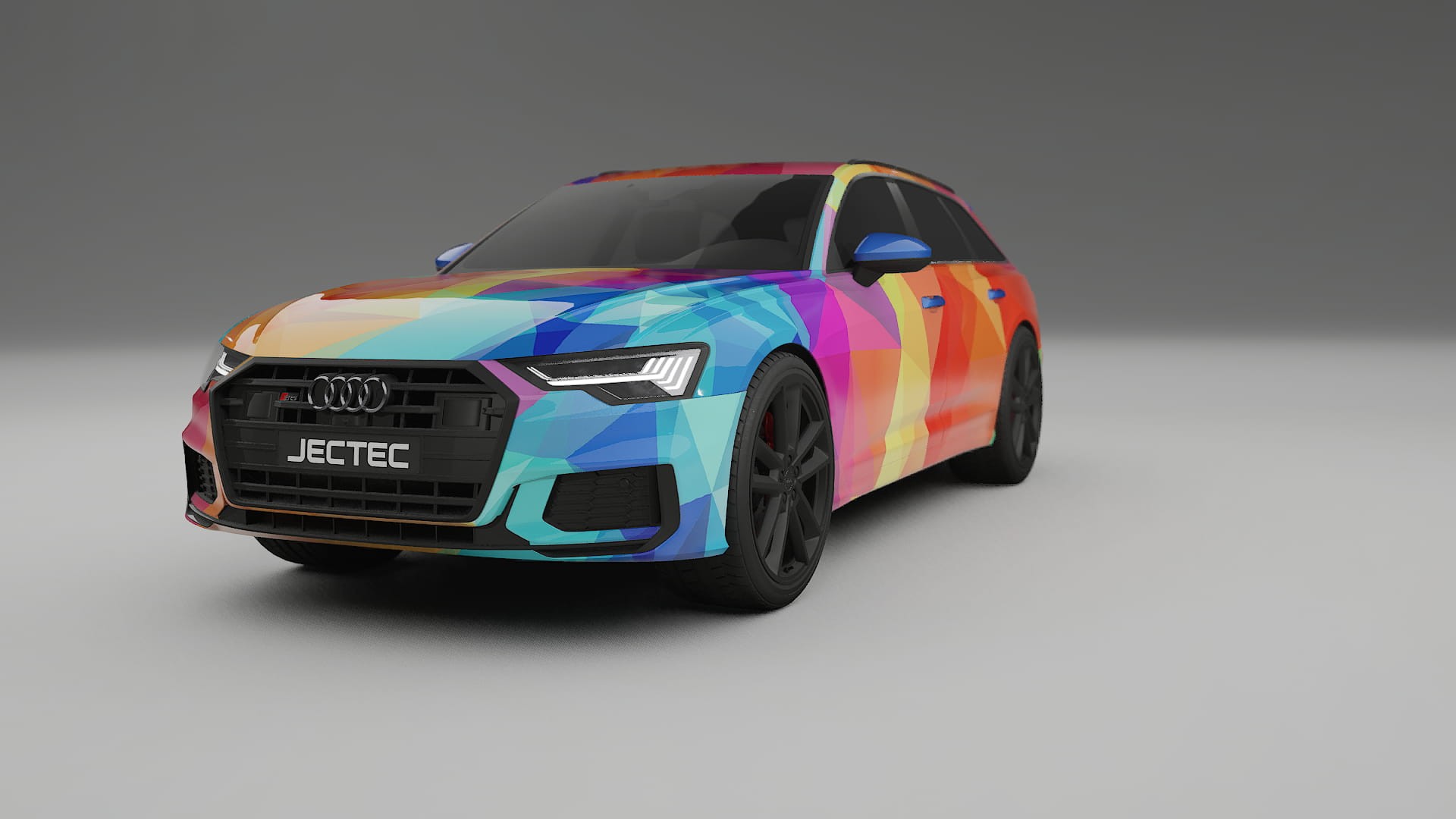 Audi S6 Avant prefacelift pre-LCI C8 VECTOR VIBE – Kit Wrap PPF Personalizat din Folie de Poliuretan Imprimabilă
