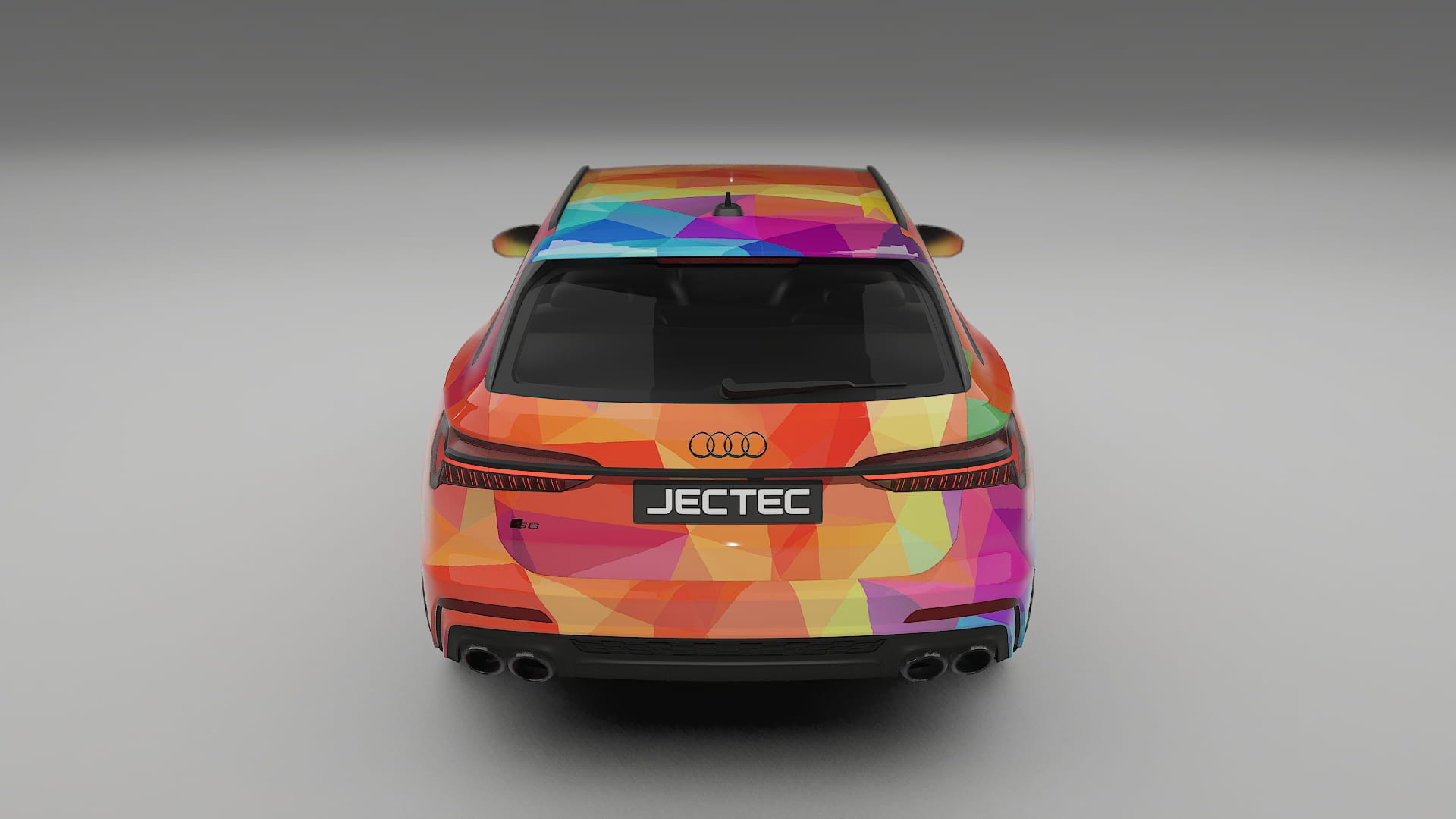 Audi S6 Avant prefacelift pre-LCI C8 VECTOR VIBE – Kit Wrap PPF Personalizat din Folie de Poliuretan Imprimabilă