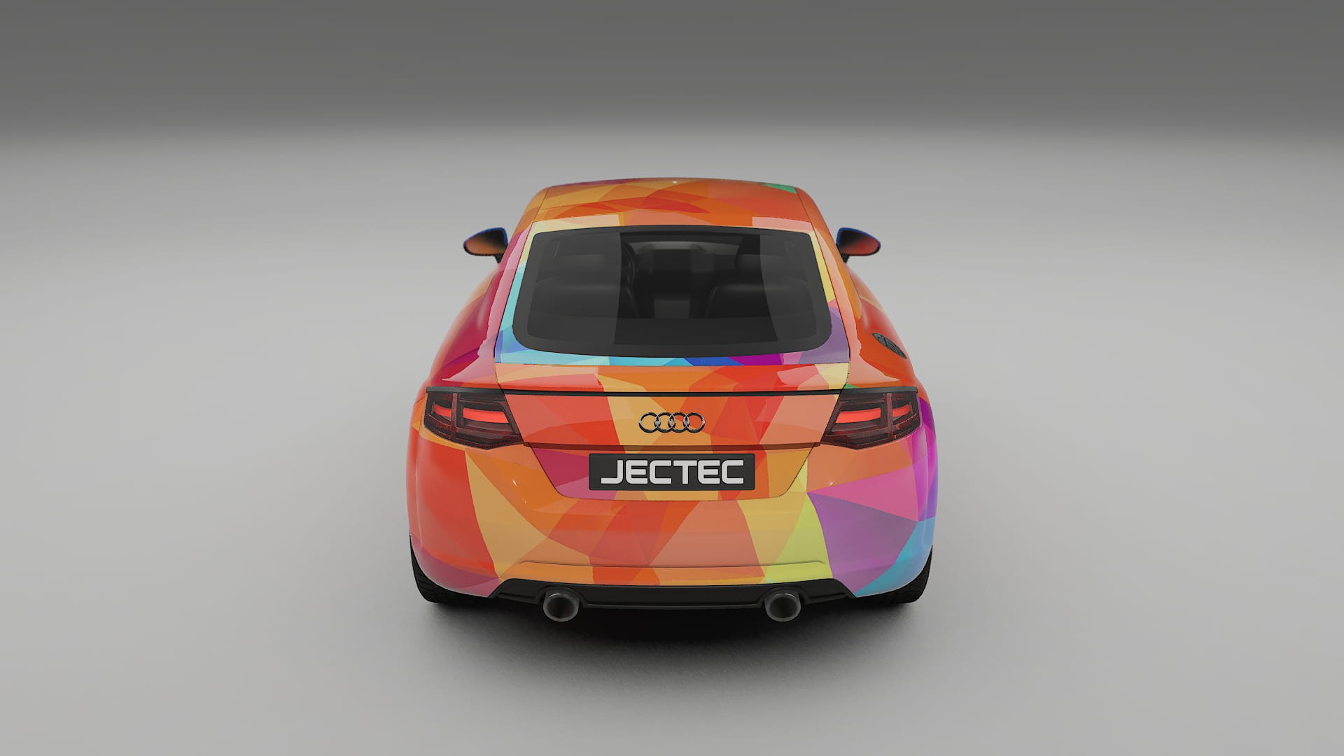 Audi TT Coupe 8S prefacelift pre-LCI VECTOR VIBE – Kit Wrap PPF Personalizat din Folie de Poliuretan Imprimabilă