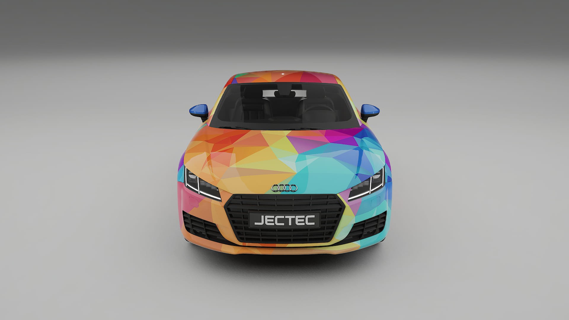 Audi TT Coupe 8S prefacelift pre-LCI VECTOR VIBE – Kit Wrap PPF Personalizat din Folie de Poliuretan Imprimabilă