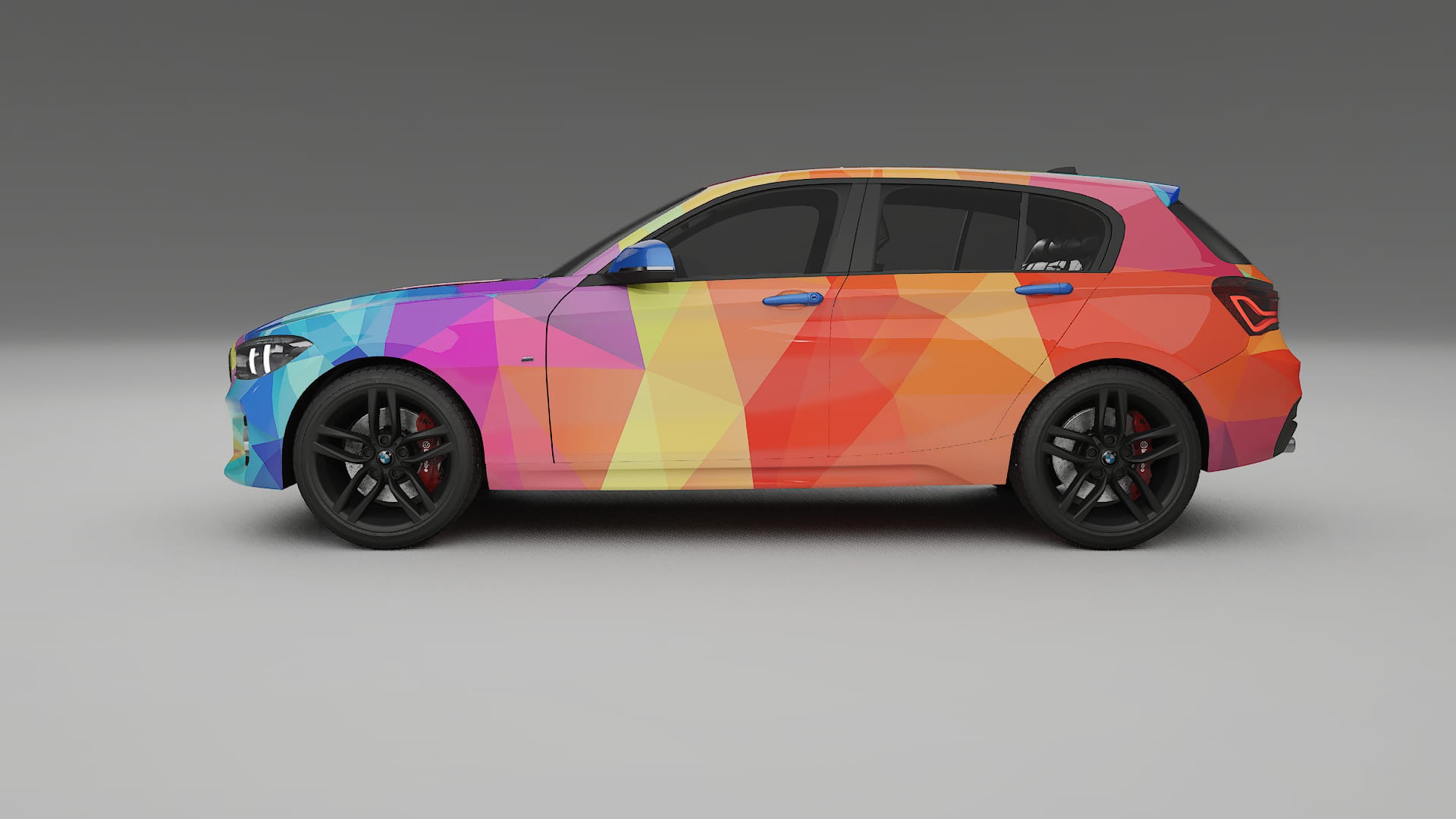 BMW 1 F20 facelift LCI VECTOR VIBE – Kit Wrap PPF Personalizat din Folie de Poliuretan Imprimabilă