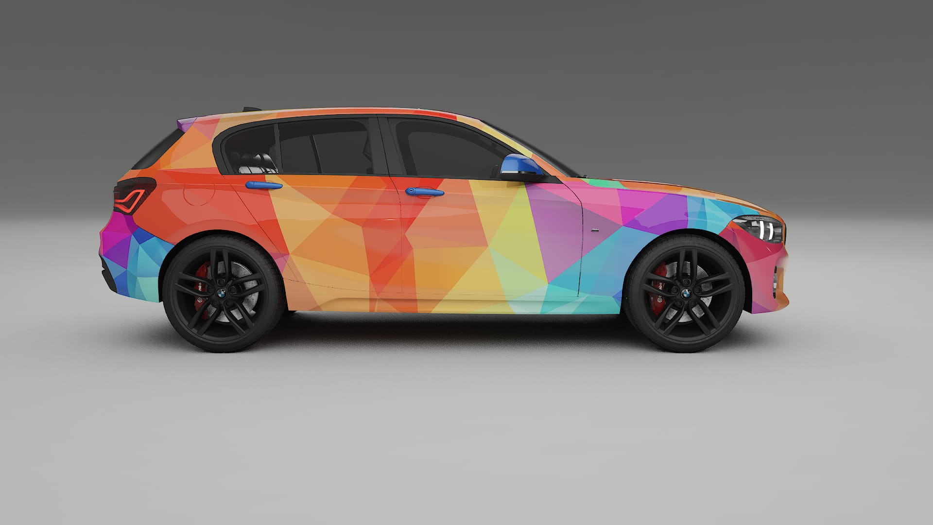 BMW 1 F20 facelift LCI VECTOR VIBE – Kit Wrap PPF Personalizat din Folie de Poliuretan Imprimabilă