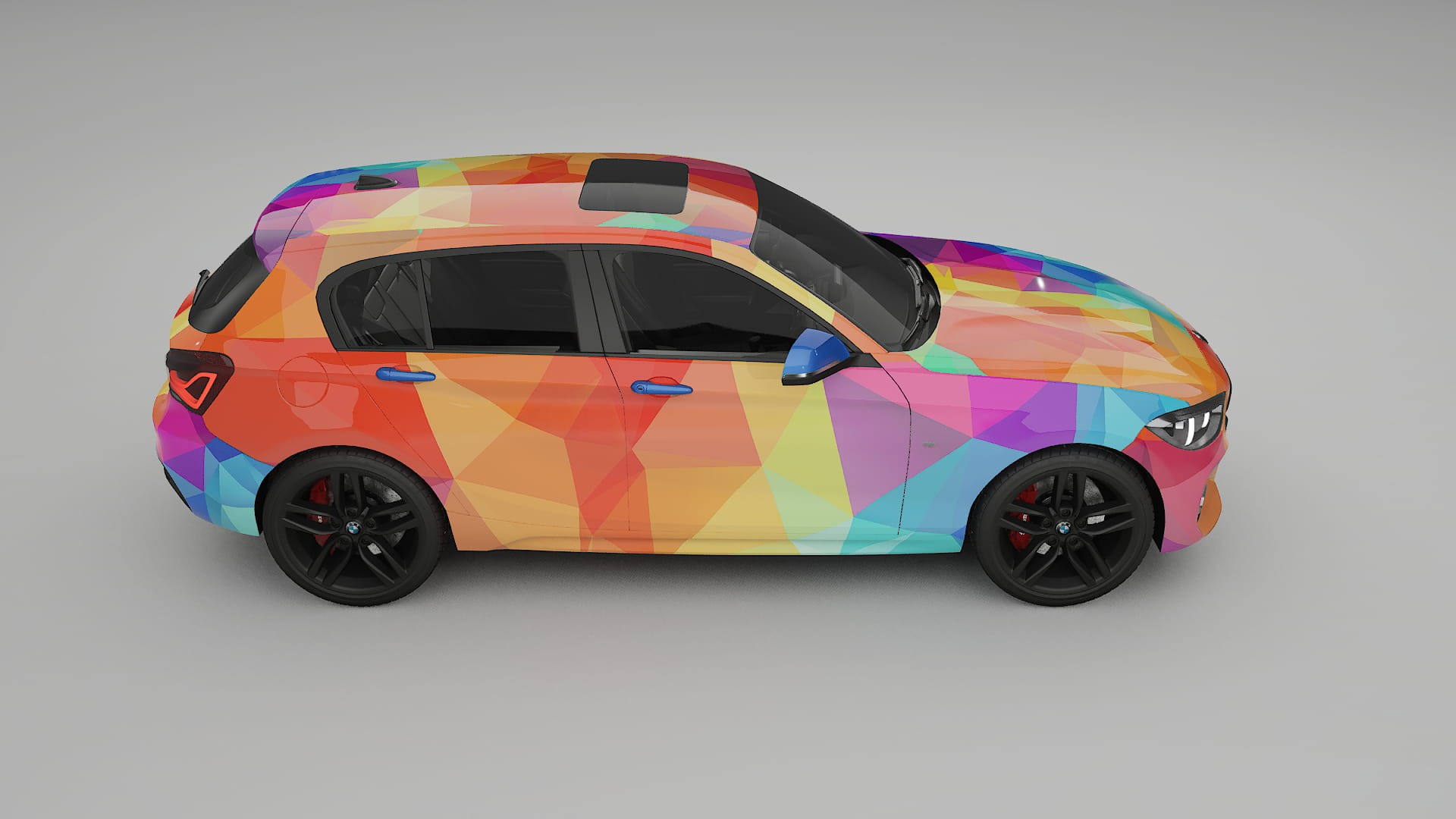 BMW 1 F20 facelift LCI VECTOR VIBE – Kit Wrap PPF Personalizat din Folie de Poliuretan Imprimabilă