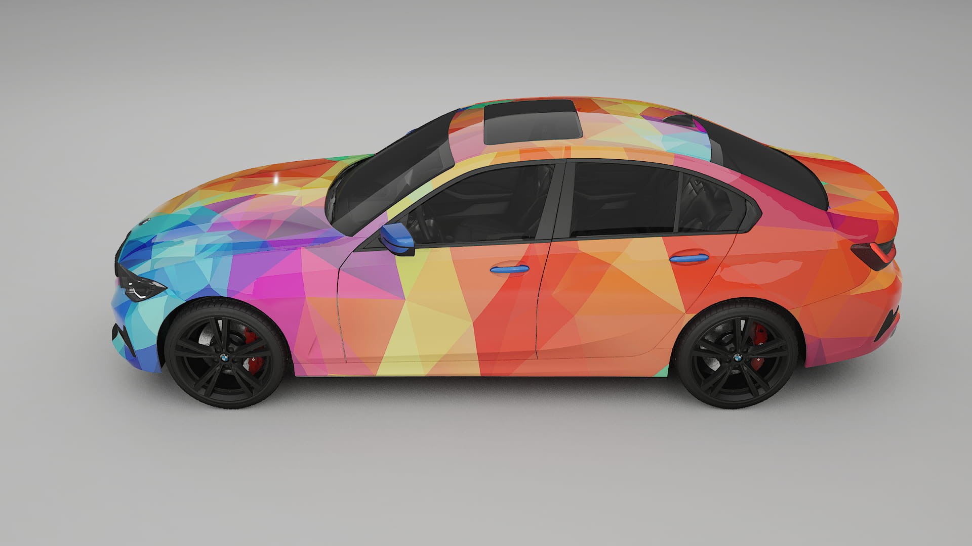 BMW 3 G20 prefacelift pre-LCI VECTOR VIBE – Kit Wrap PPF Personalizat din Folie de Poliuretan Imprimabilă