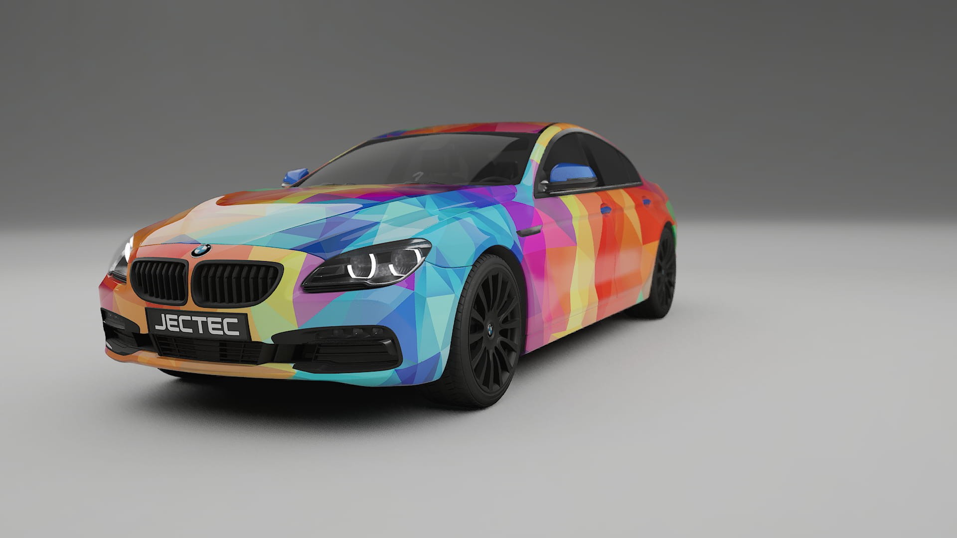 BMW 6 F06 VECTOR VIBE – Kit Wrap PPF Personalizat din Folie de Poliuretan Imprimabilă
