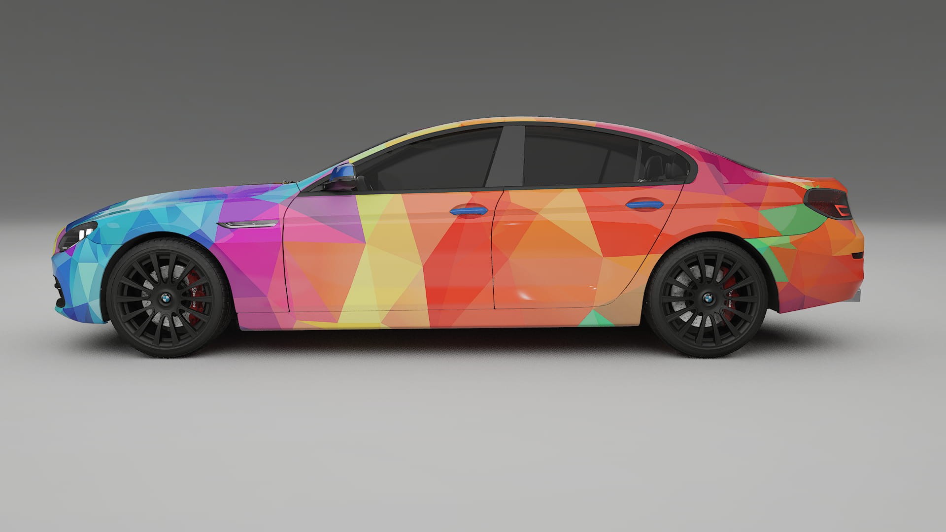 BMW 6 F06 VECTOR VIBE – Kit Wrap PPF Personalizat din Folie de Poliuretan Imprimabilă