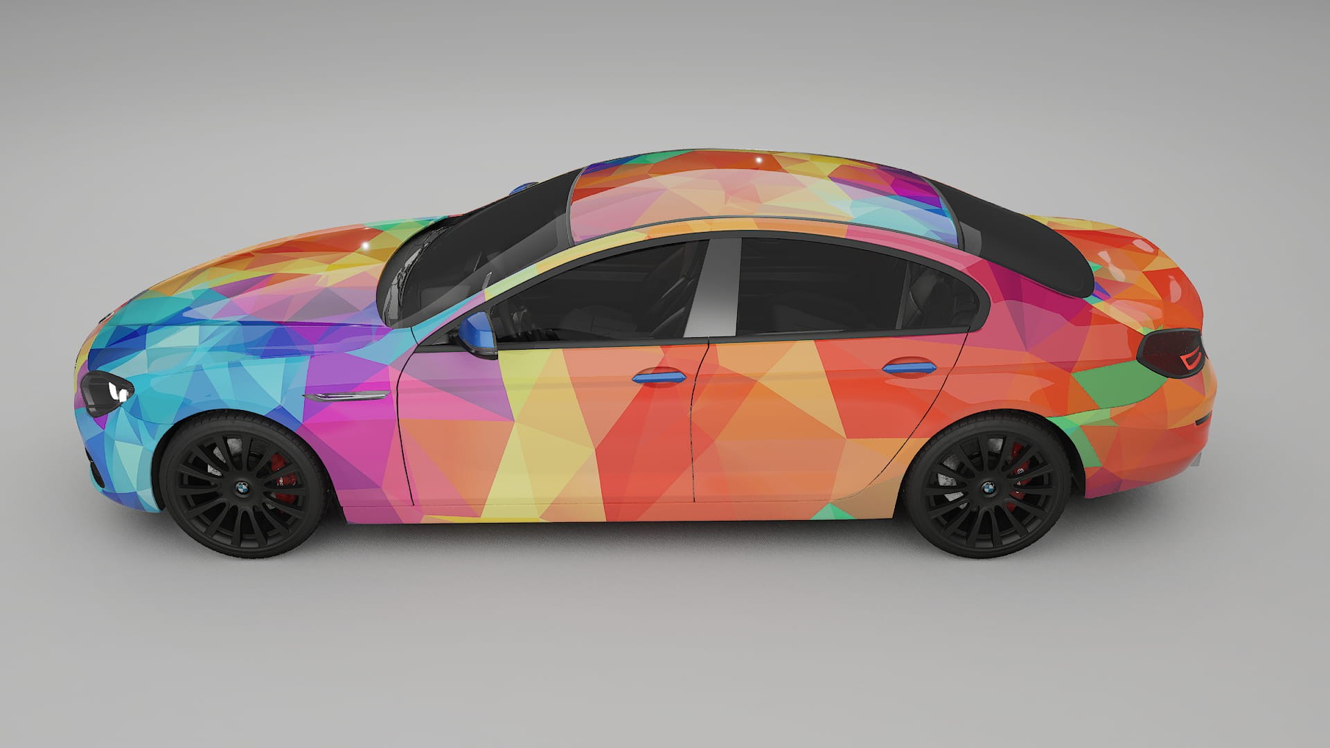 BMW 6 F06 VECTOR VIBE – Kit Wrap PPF Personalizat din Folie de Poliuretan Imprimabilă