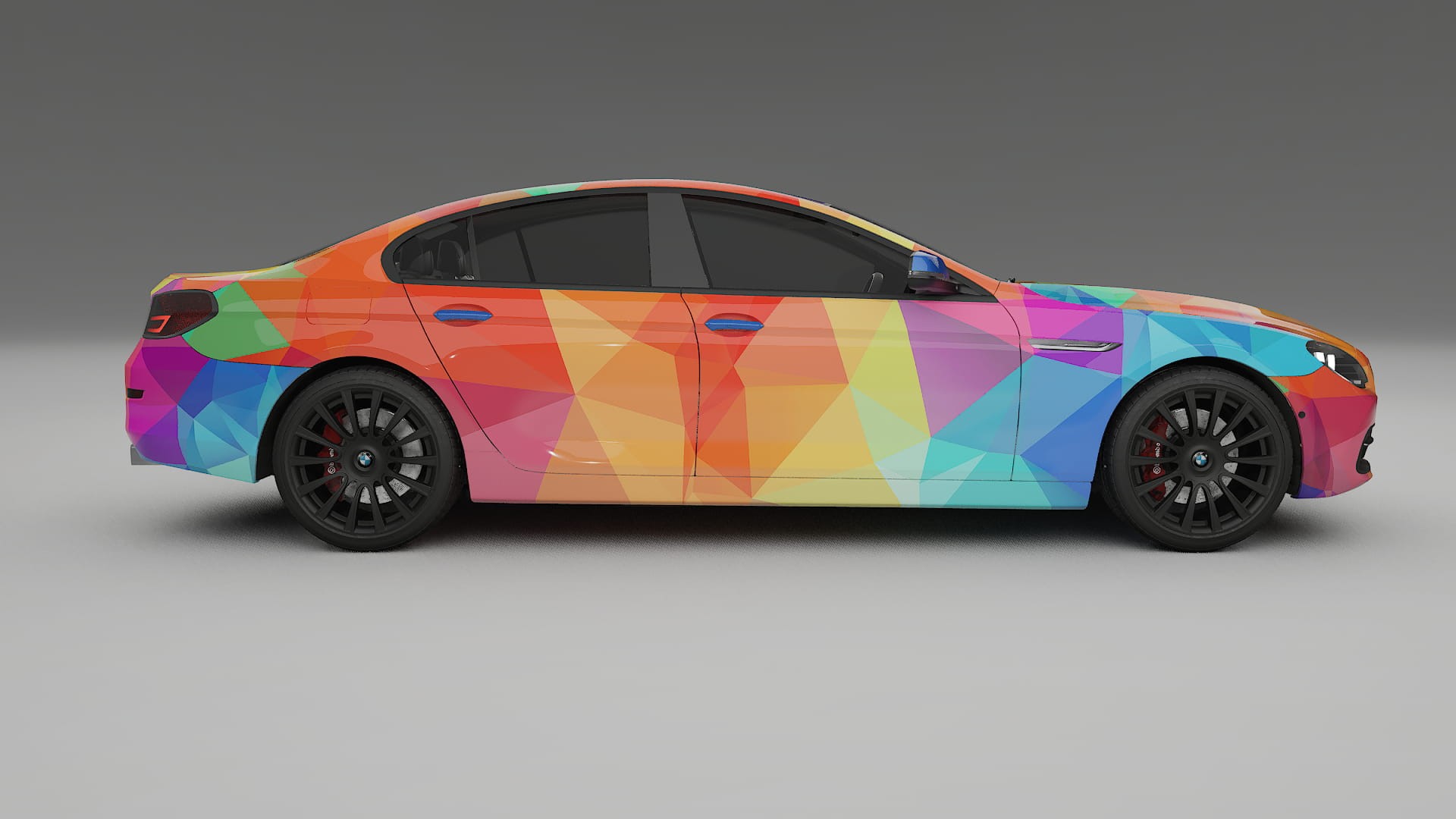 BMW 6 F06 VECTOR VIBE – Kit Wrap PPF Personalizat din Folie de Poliuretan Imprimabilă