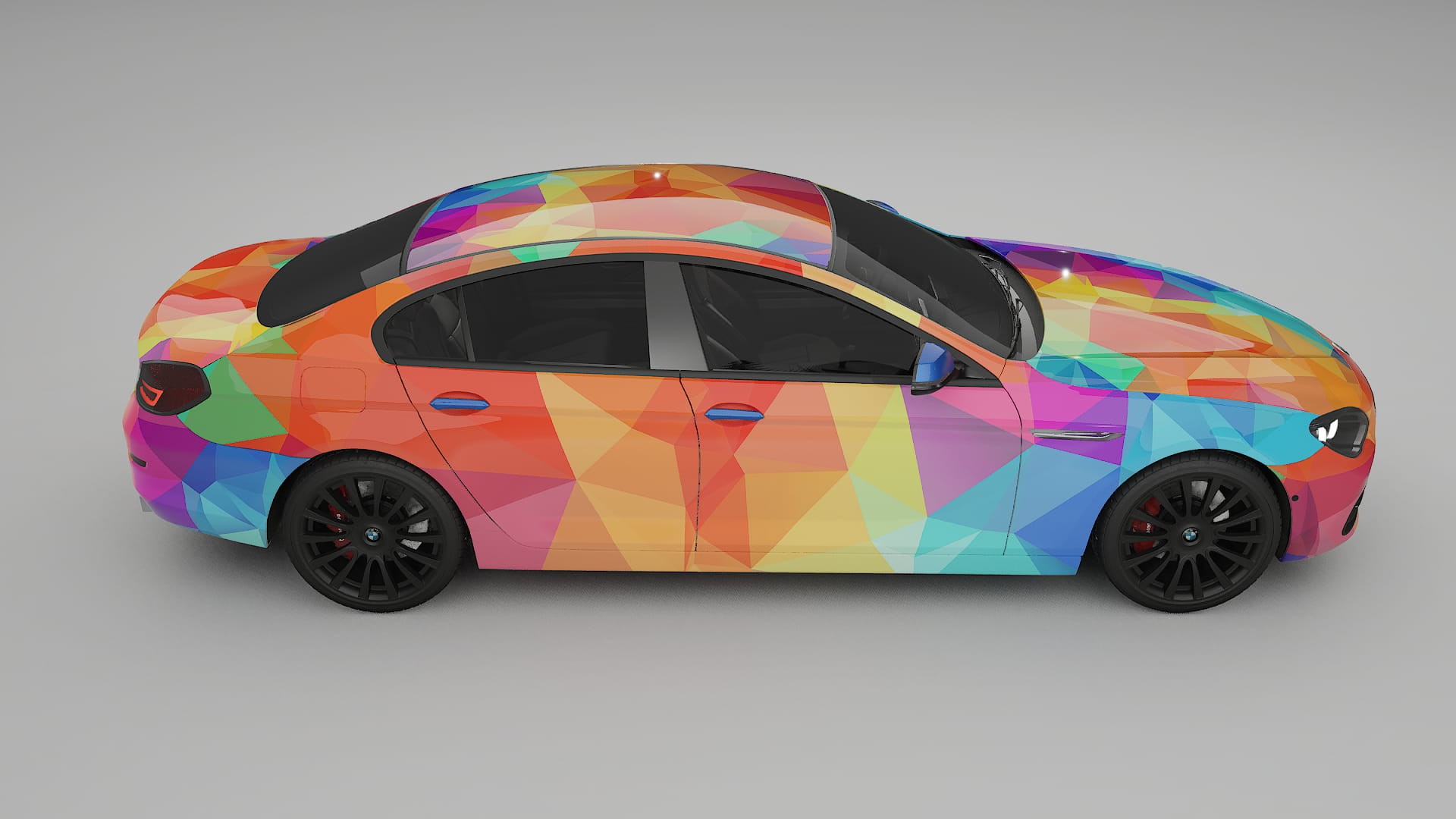 BMW 6 F06 VECTOR VIBE – Kit Wrap PPF Personalizat din Folie de Poliuretan Imprimabilă