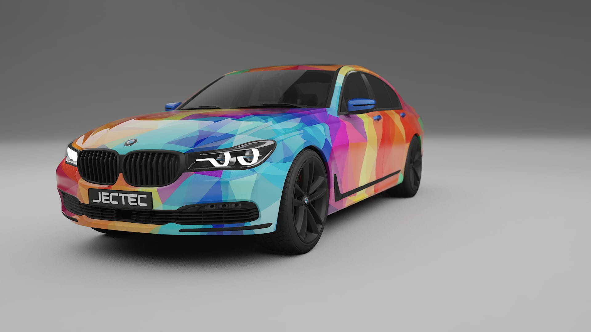 BMW 7 G11 G12 facelift LCI VECTOR WIBE Designed Wrap PPF Kit – Printable Polyurethane Film
