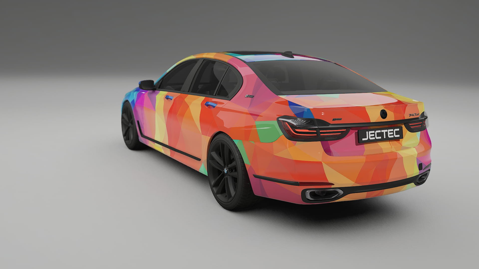 BMW 7 G11 G12 facelift LCI VECTOR VIBE – Kit Wrap PPF Personalizat din Folie de Poliuretan Imprimabilă
