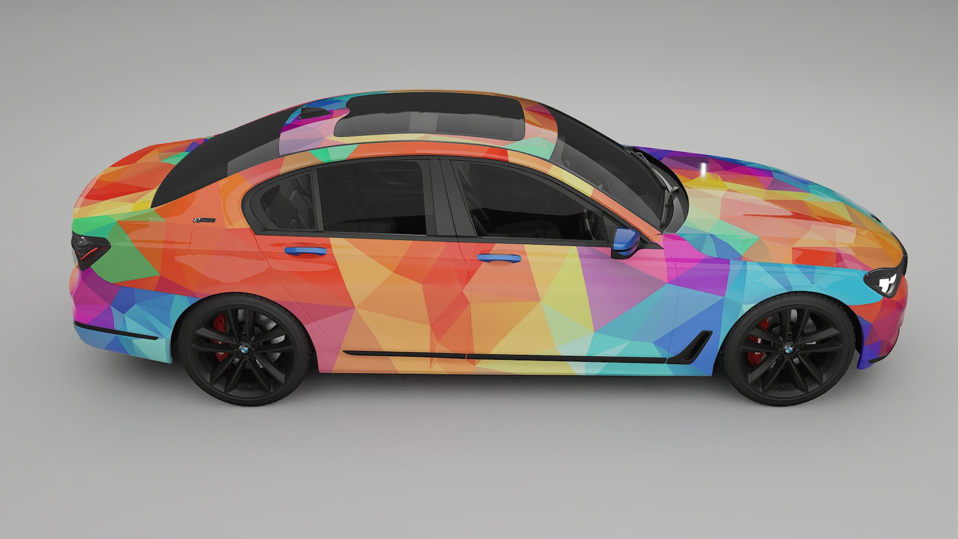 BMW 7 G11 G12 facelift LCI VECTOR VIBE – Kit Wrap PPF Personalizat din Folie de Poliuretan Imprimabilă