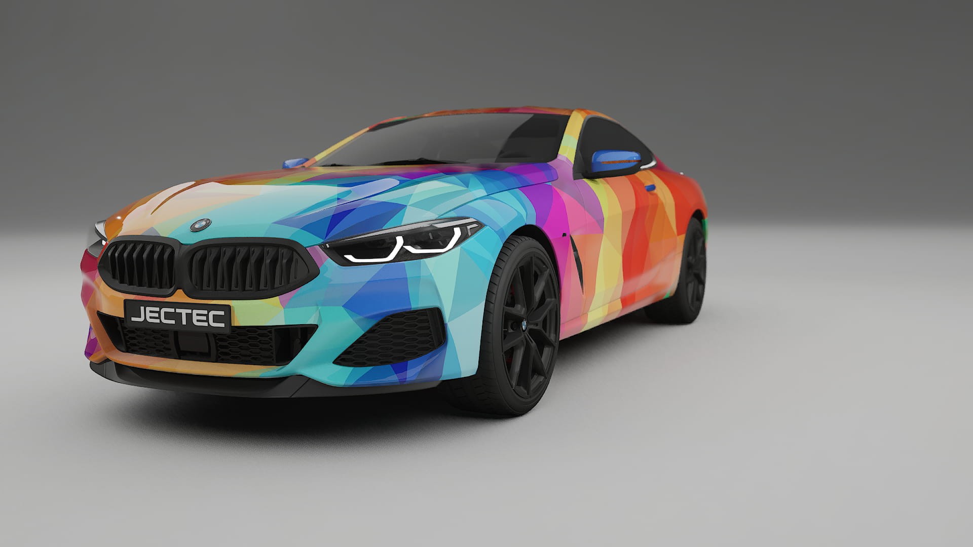 BMW 850 G15 VECTOR VIBE – Kit Wrap PPF Personalizat din Folie de Poliuretan Imprimabilă