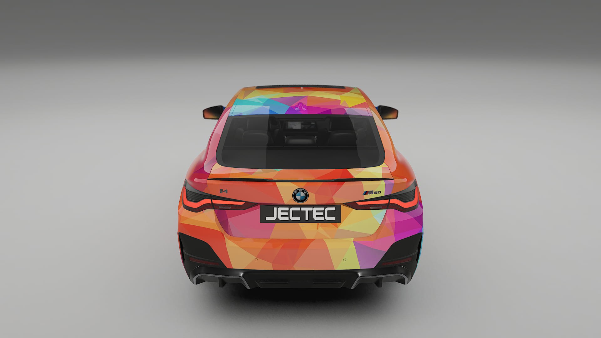 BMW I4 G26 M-Package VECTOR VIBE – Kit Wrap PPF Personalizat din Folie de Poliuretan Imprimabilă