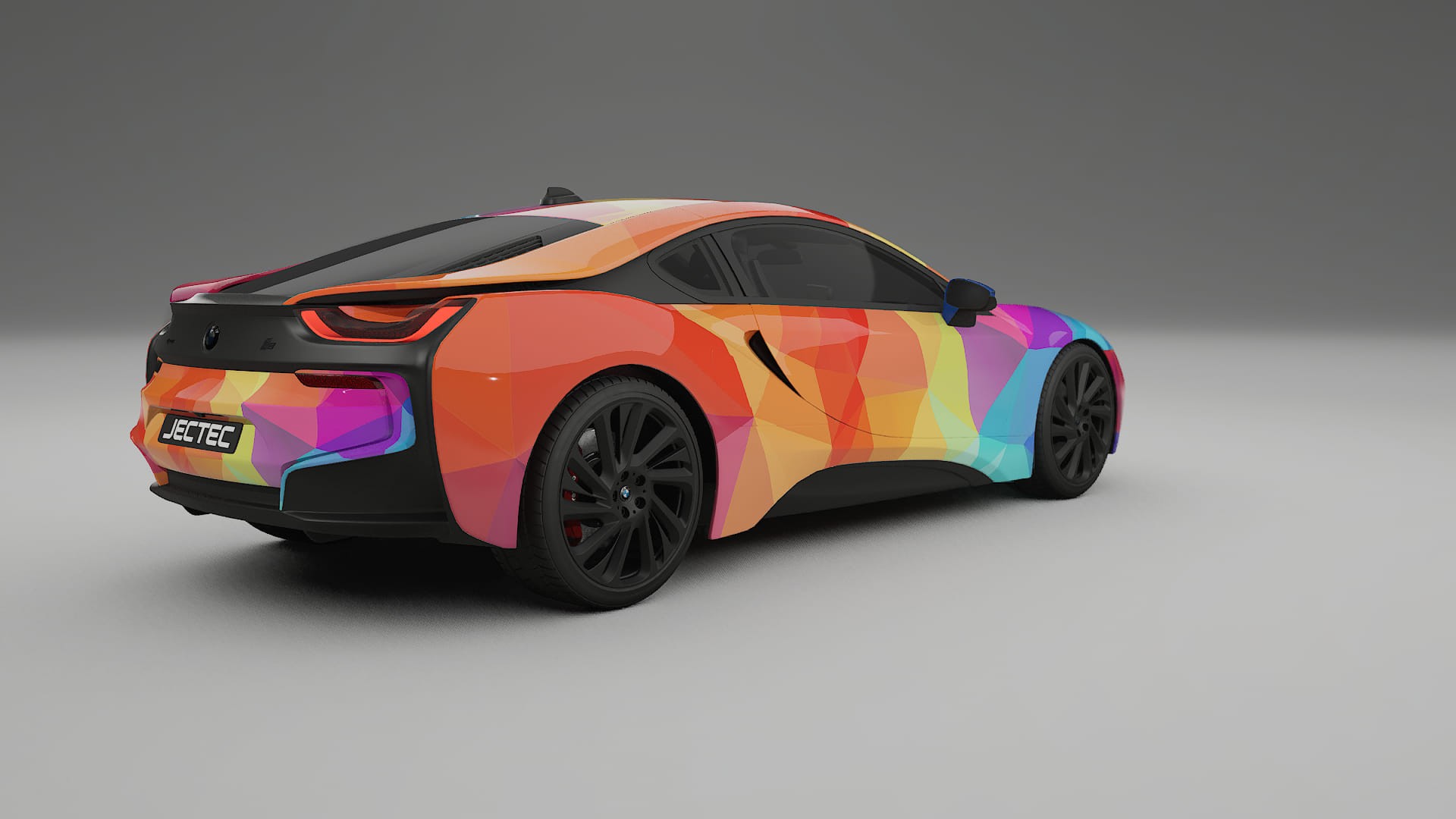 BMW I8 I12 VECTOR VIBE – Kit Wrap PPF Personalizat din Folie de Poliuretan Imprimabilă
